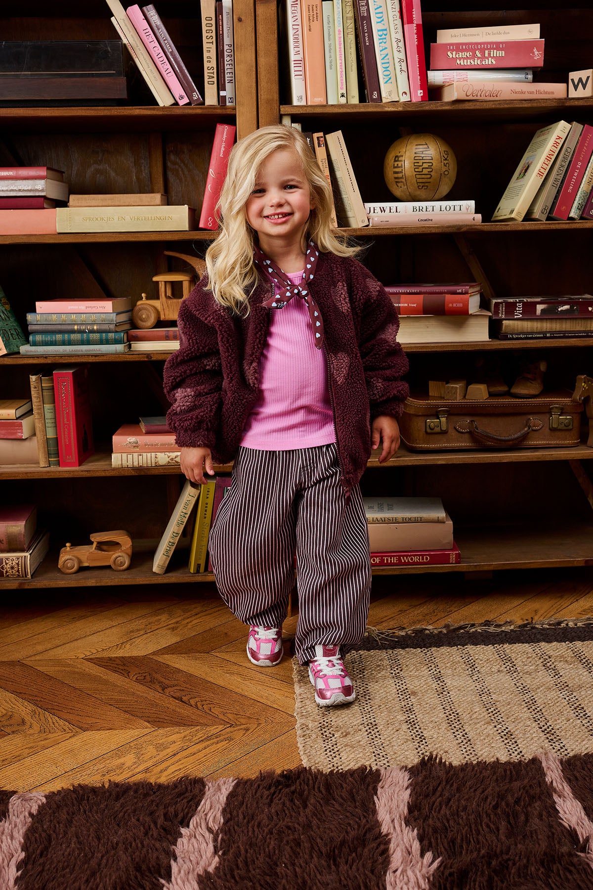 Nisrine Chocolate plum Broek
