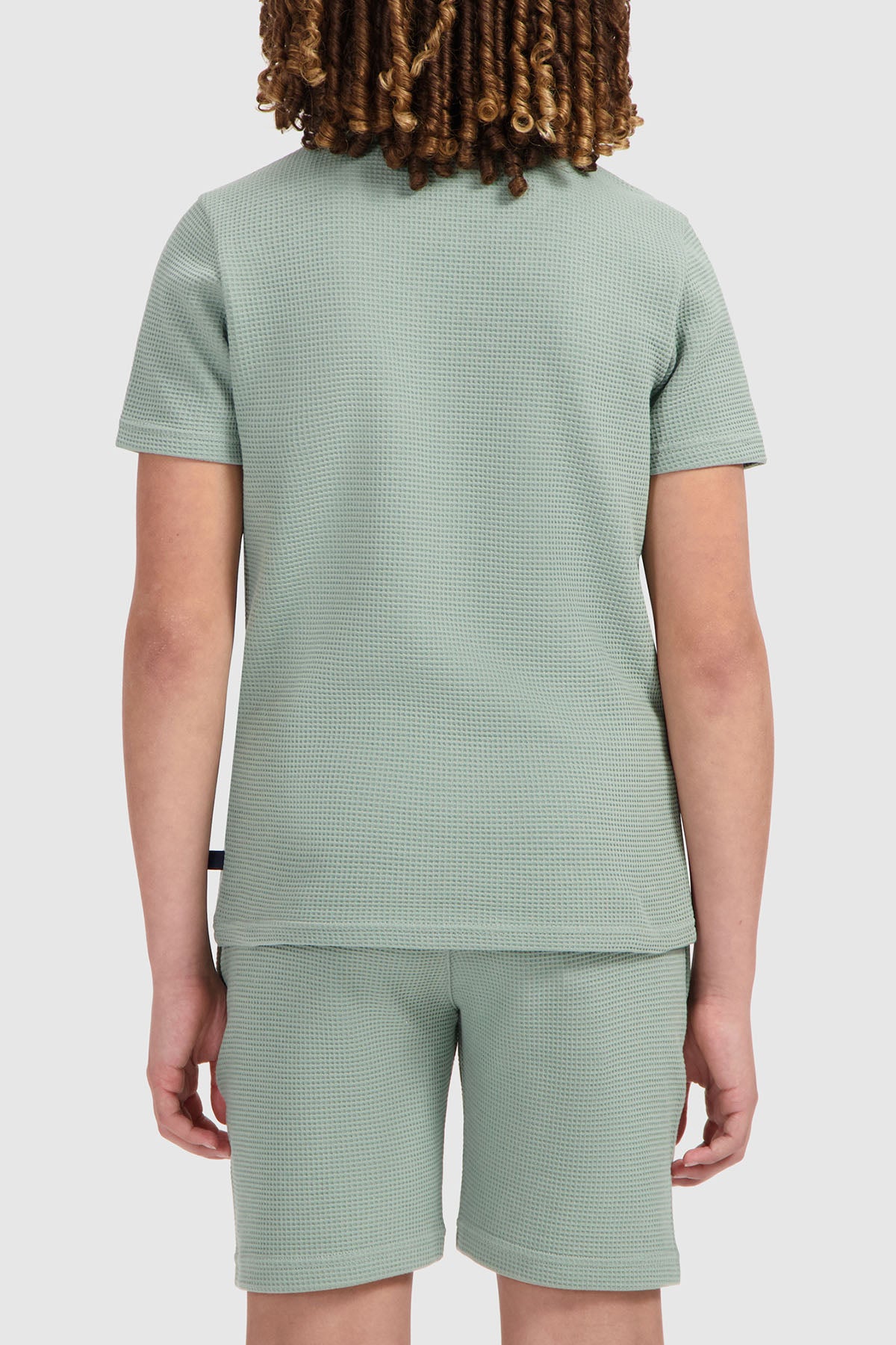 Waffle Embroidery T-shirt