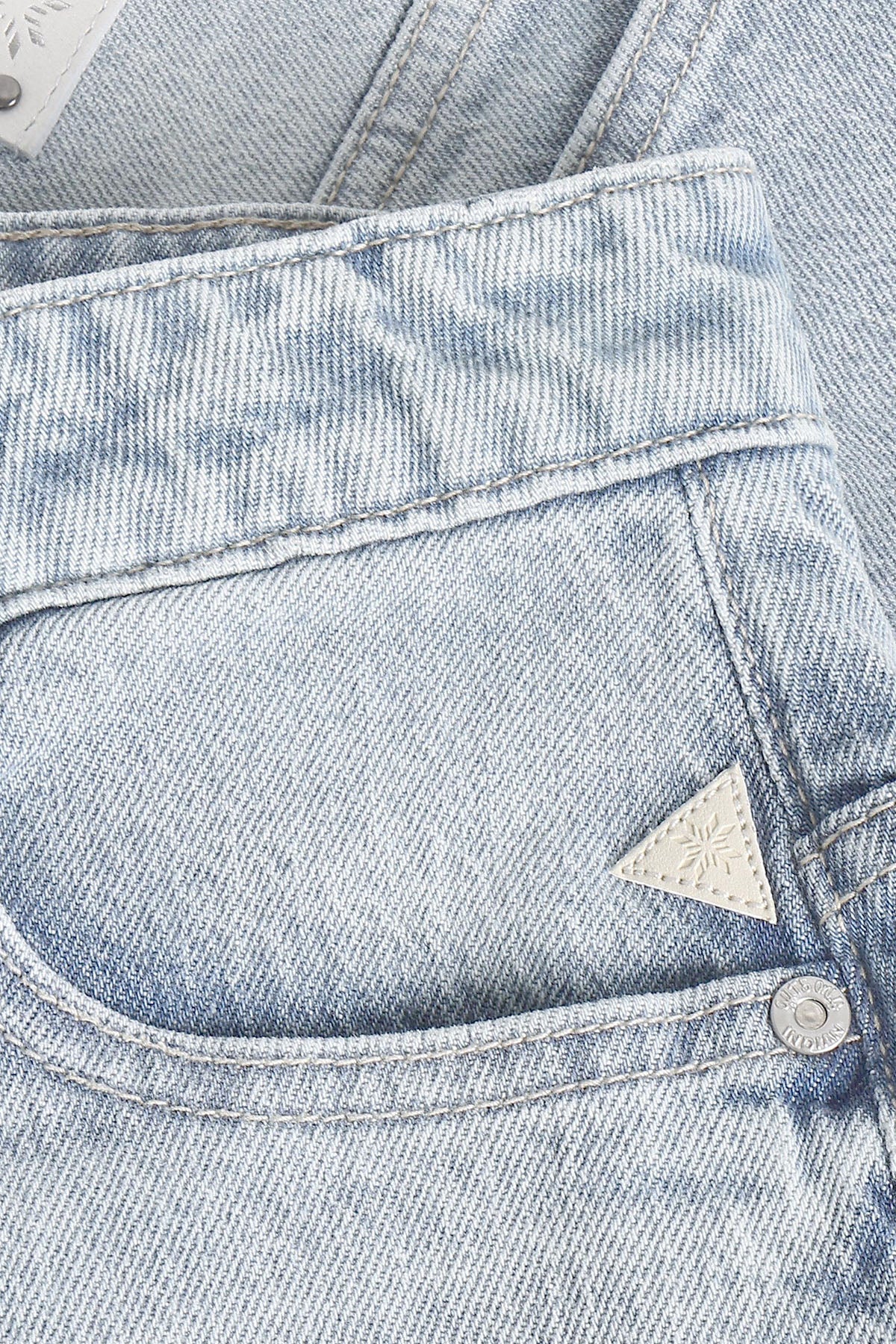 Long Denim Shorts