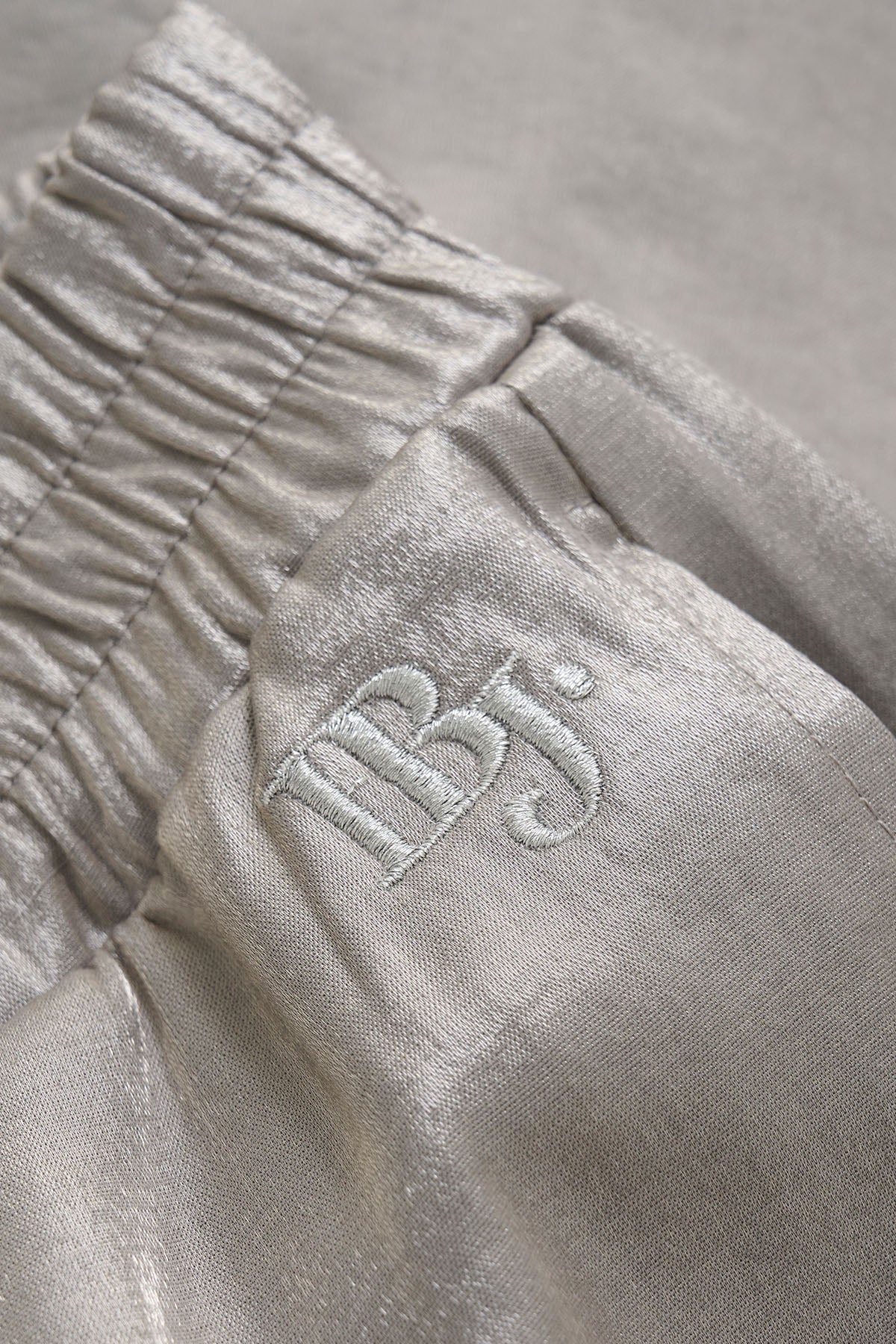 Wide Shiny Cargo Pants