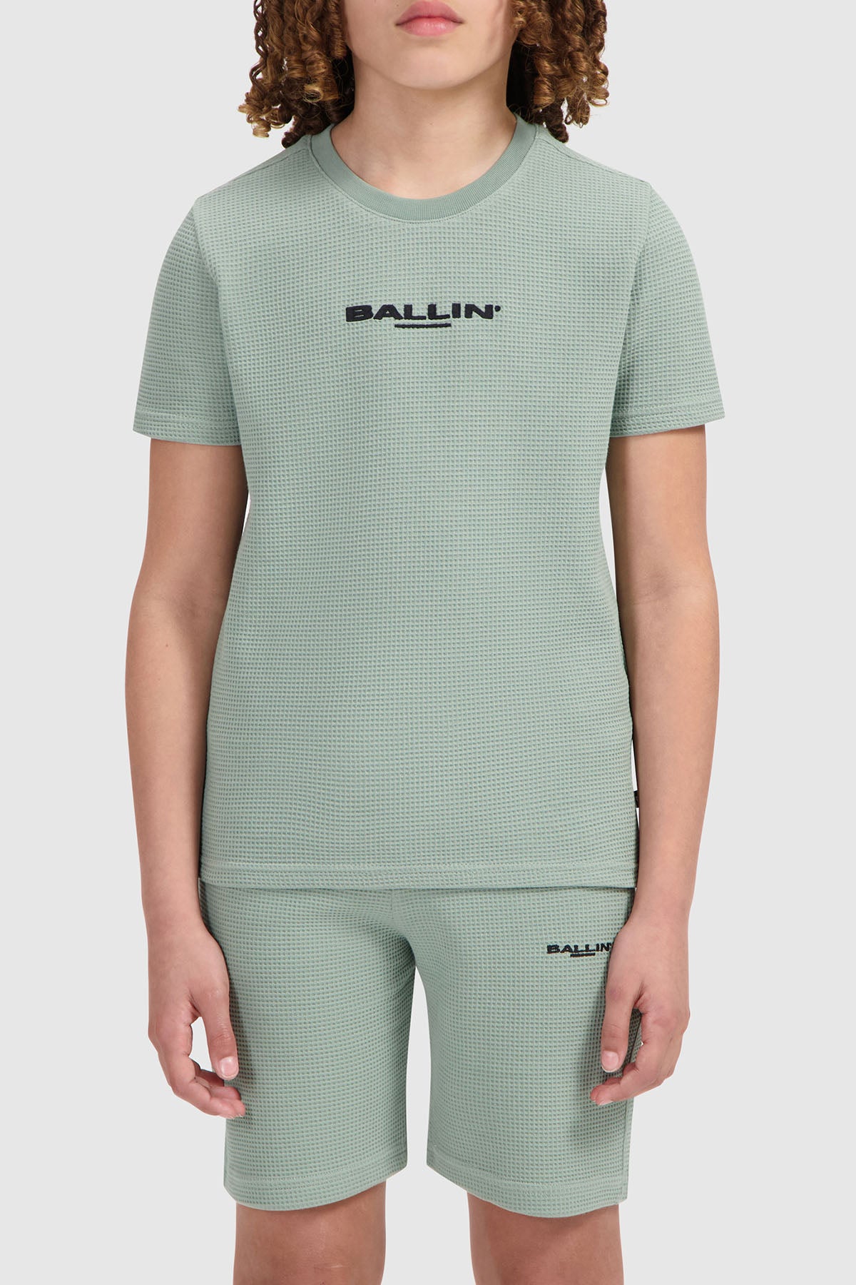 Waffle Embroidery T-shirt