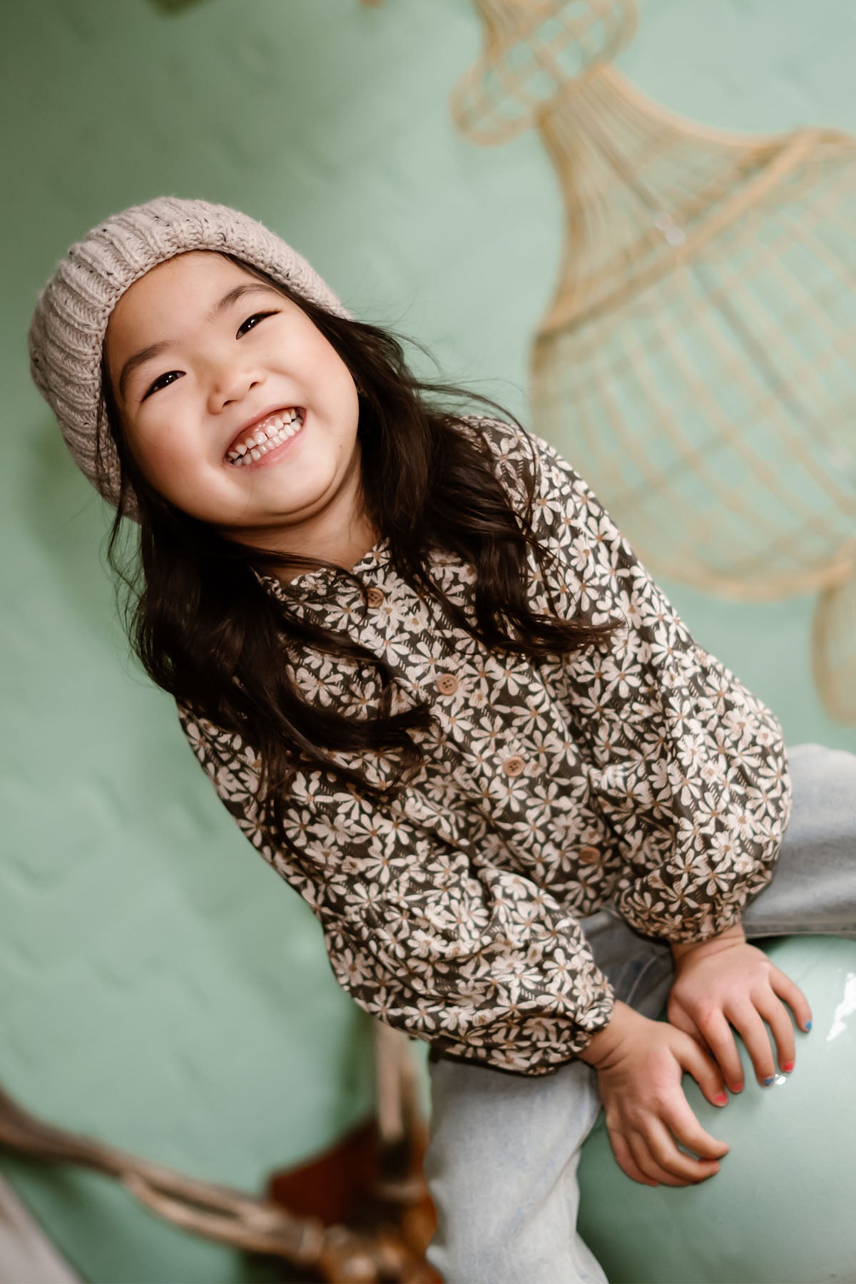 Shirt Longsleeve Shiny Flower
