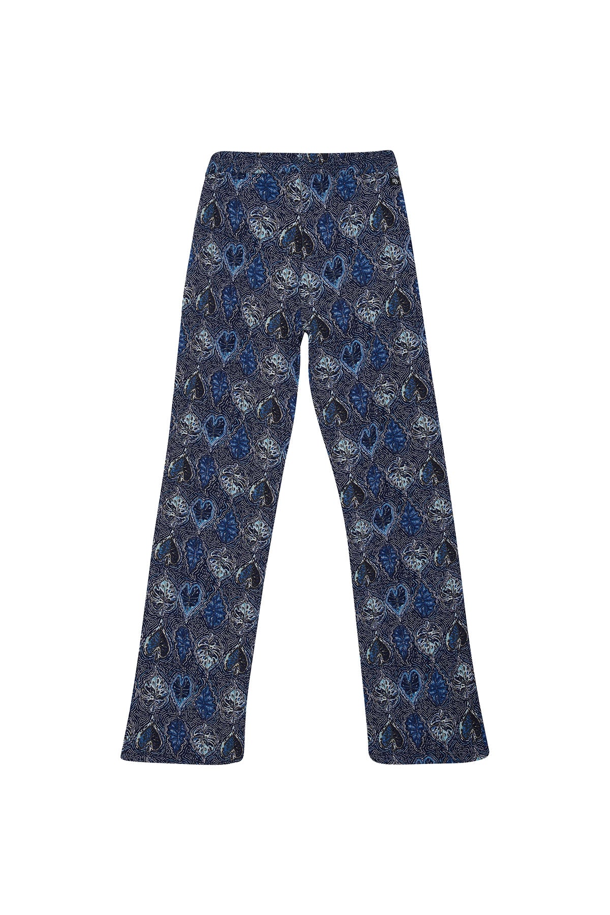Print Broek Blauw