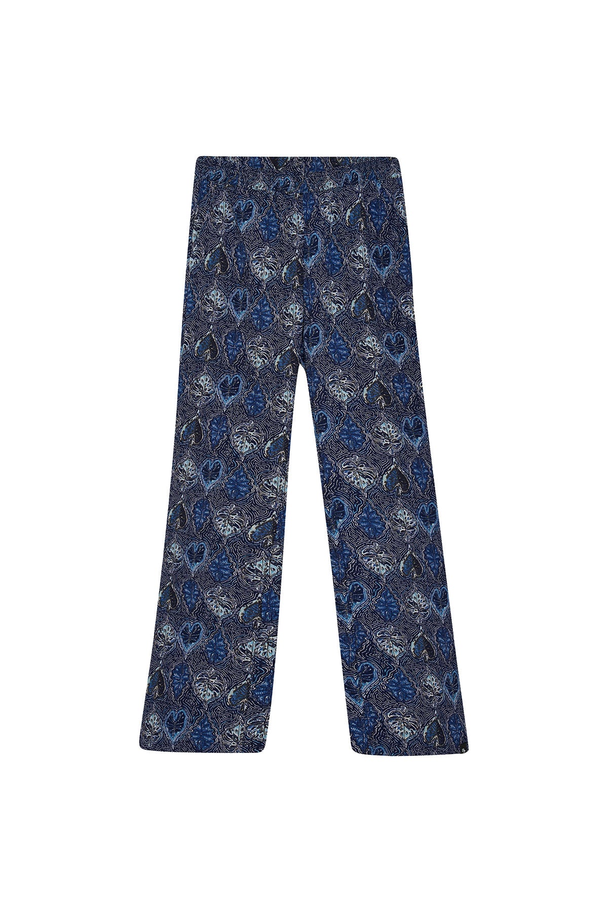 Print Broek Blauw