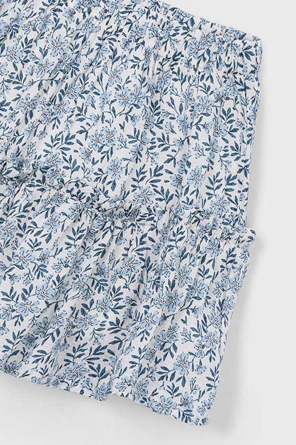 Printed dobby skirt Sky blue