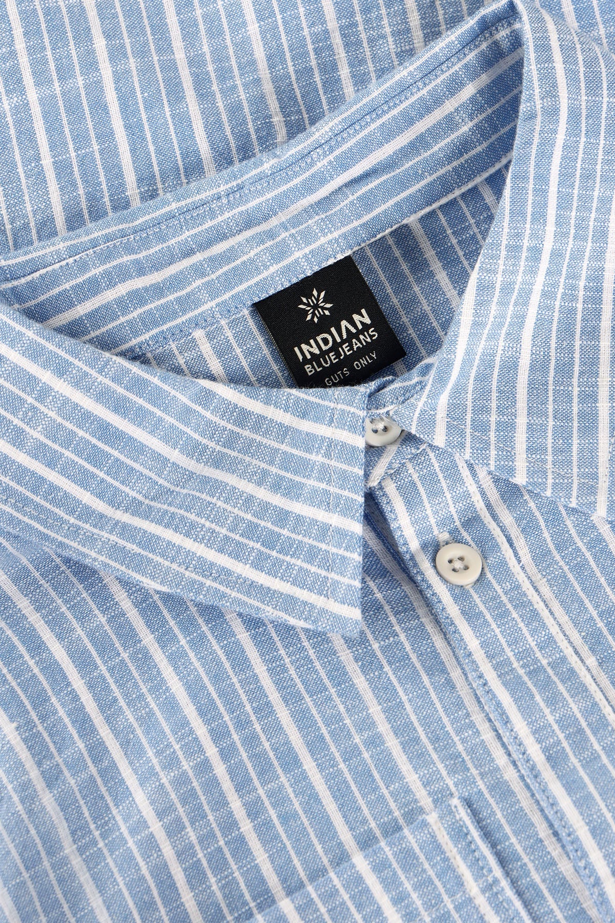 Shirt Linen LS Stripe
