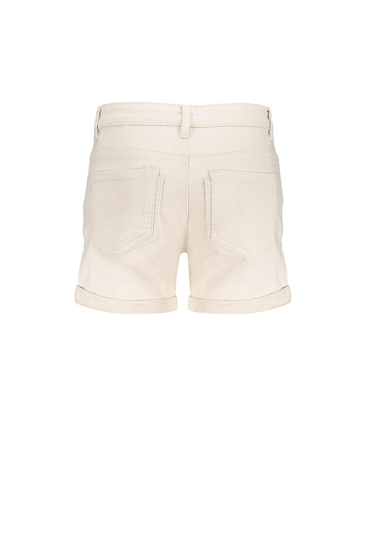 Jeans shorts linen mix