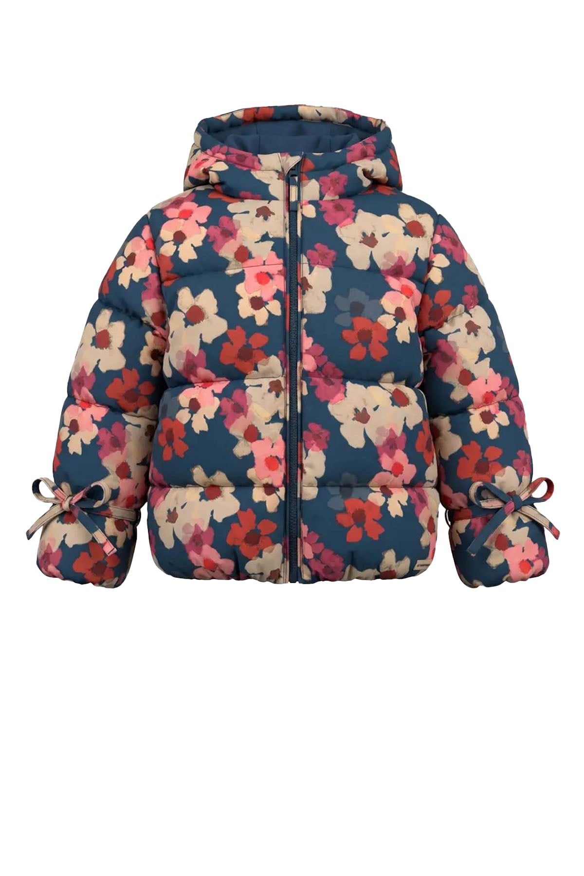 Floating Daisy | Tie Puffer Coat