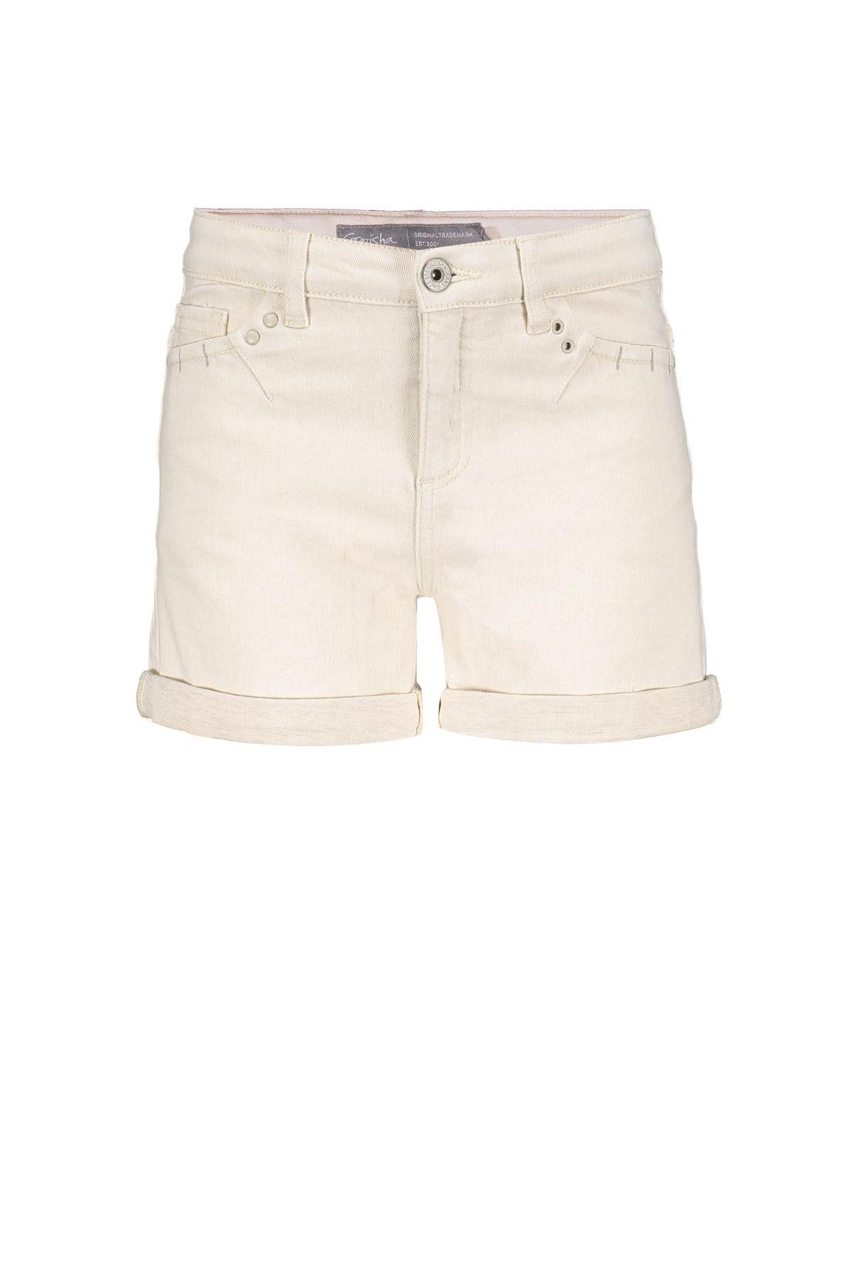 Jeans shorts linen mix