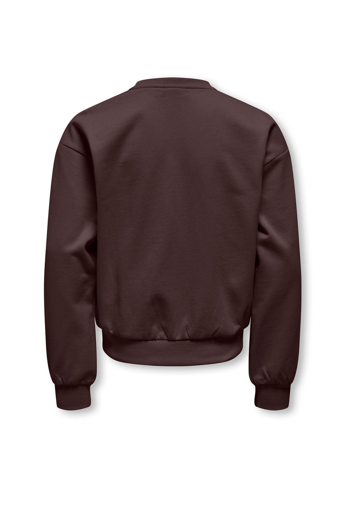 KOGNAOMIE BOXY O-NECK PRINTED SWEATER Coffee