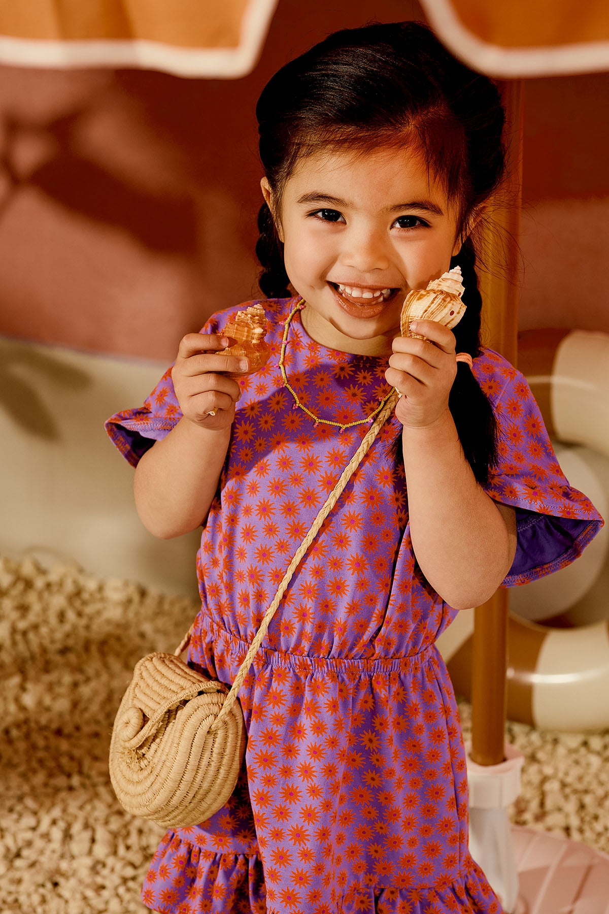 Emilie Pretty purple Jurk