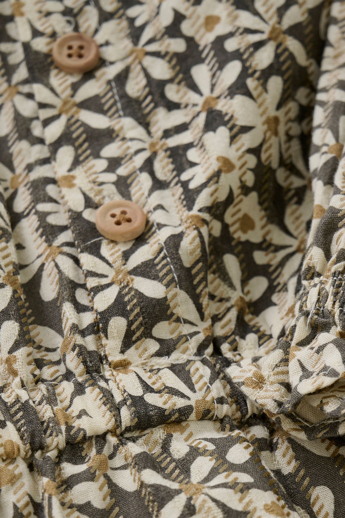 Dress Longsleeve Shiny Flower