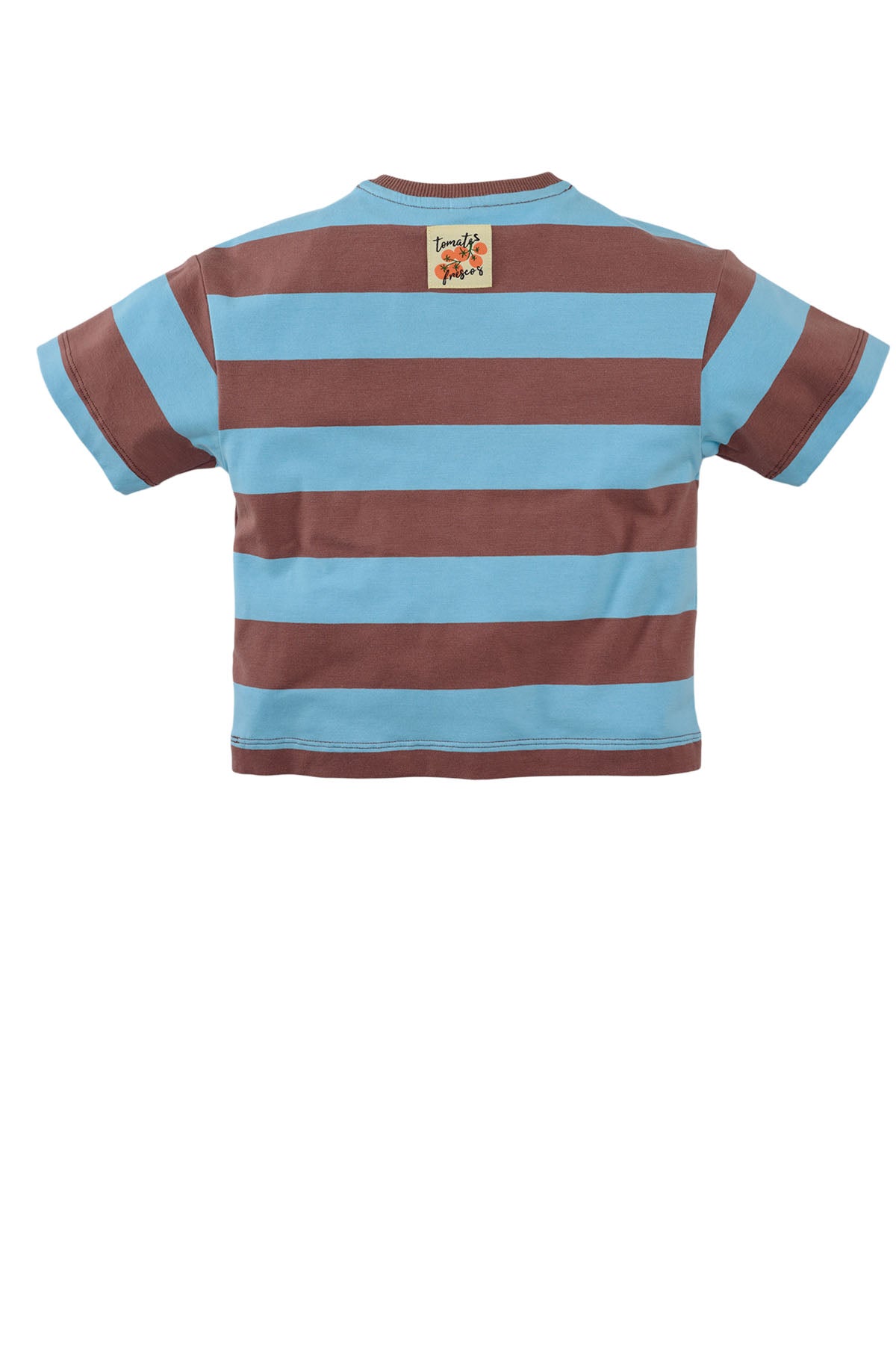 Zeyd Blush brown blue T-Shirt