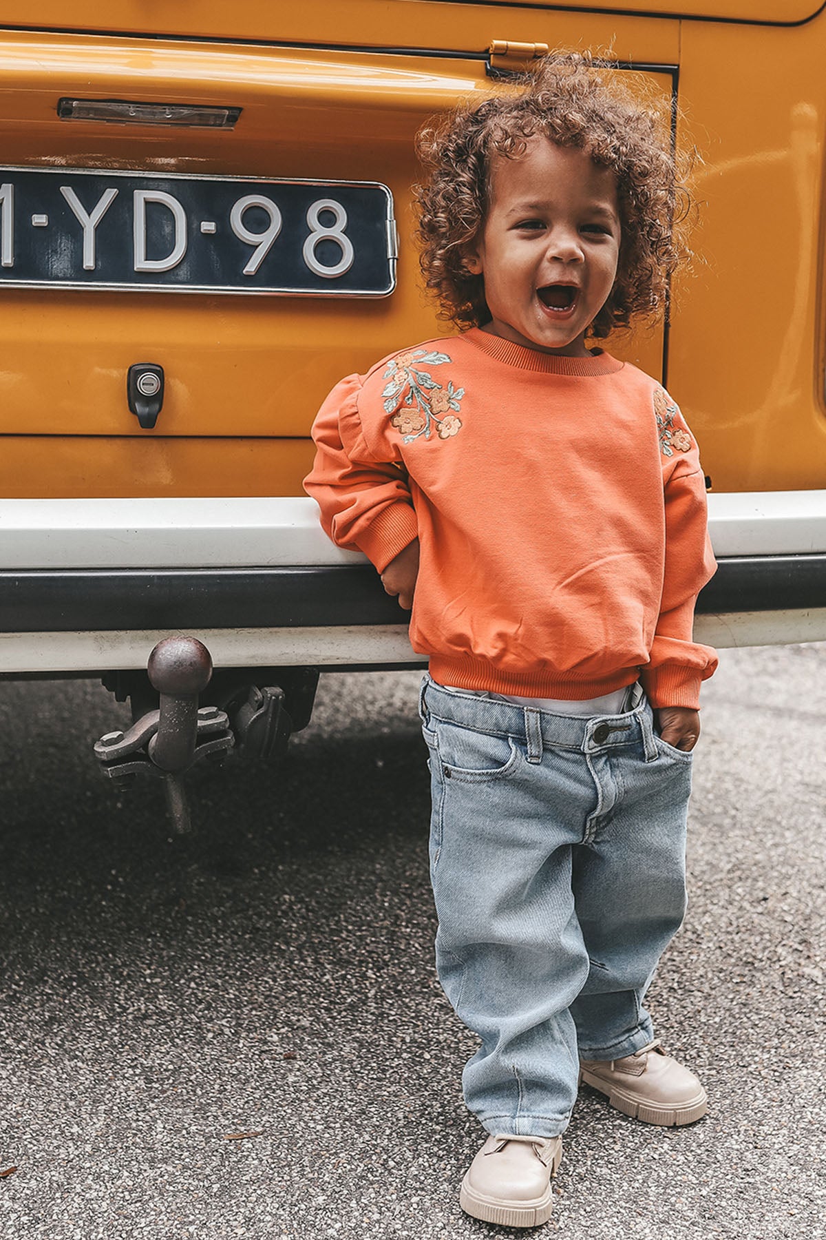 Floral Oversized Sweater
