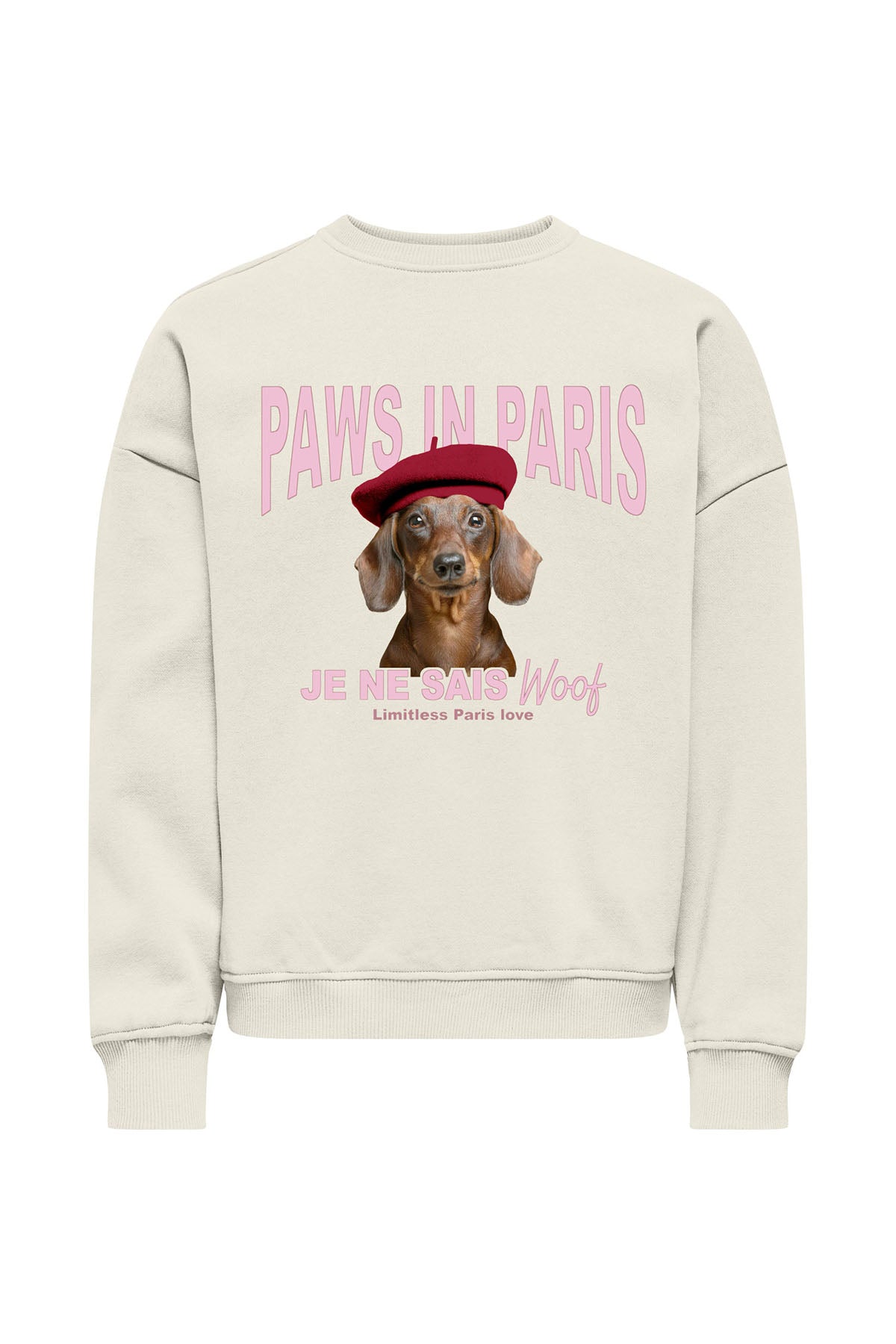 KOGBILA PRINT O-NECK SWEATER NOOS Tofu
