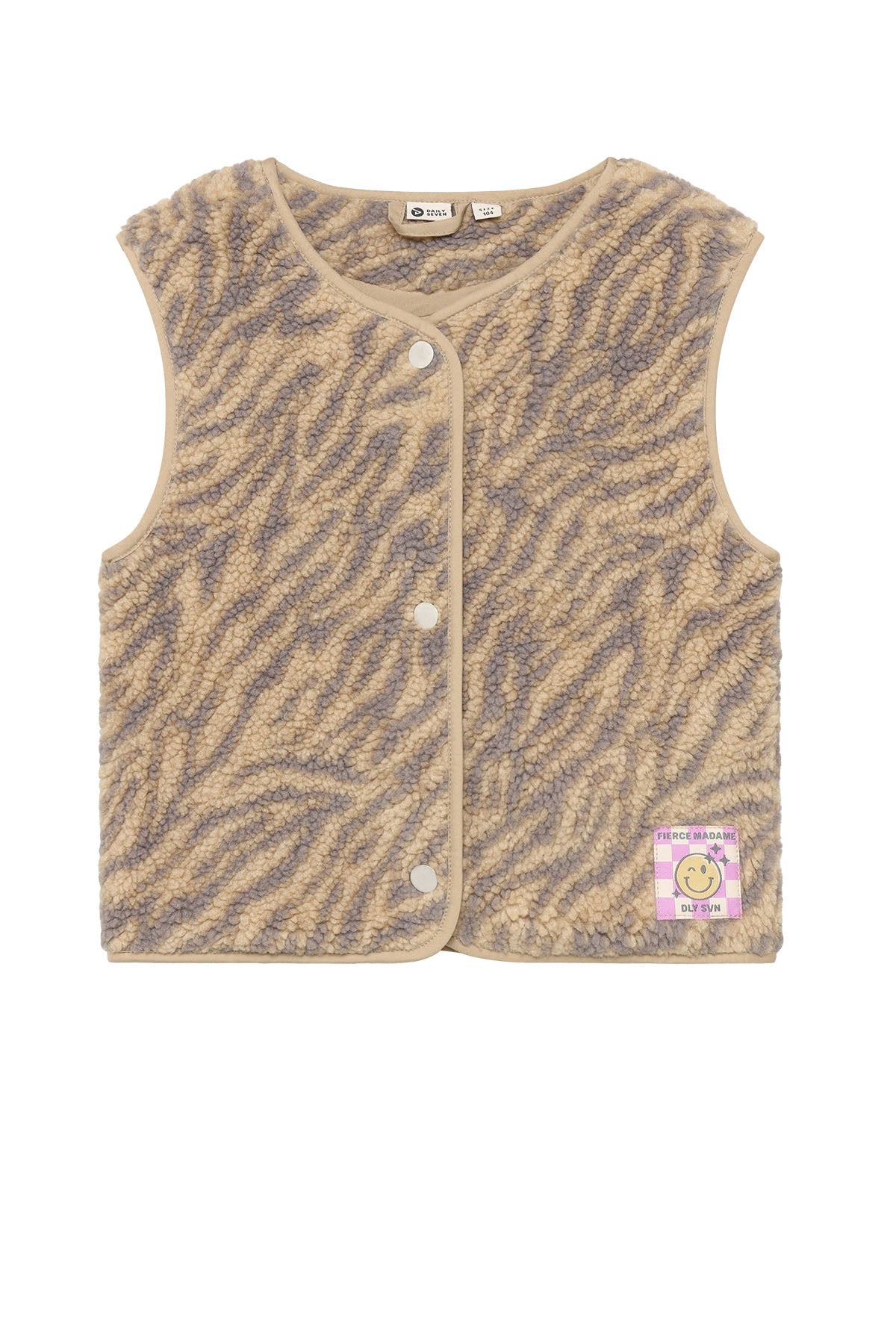 Teddy Gilet Animal