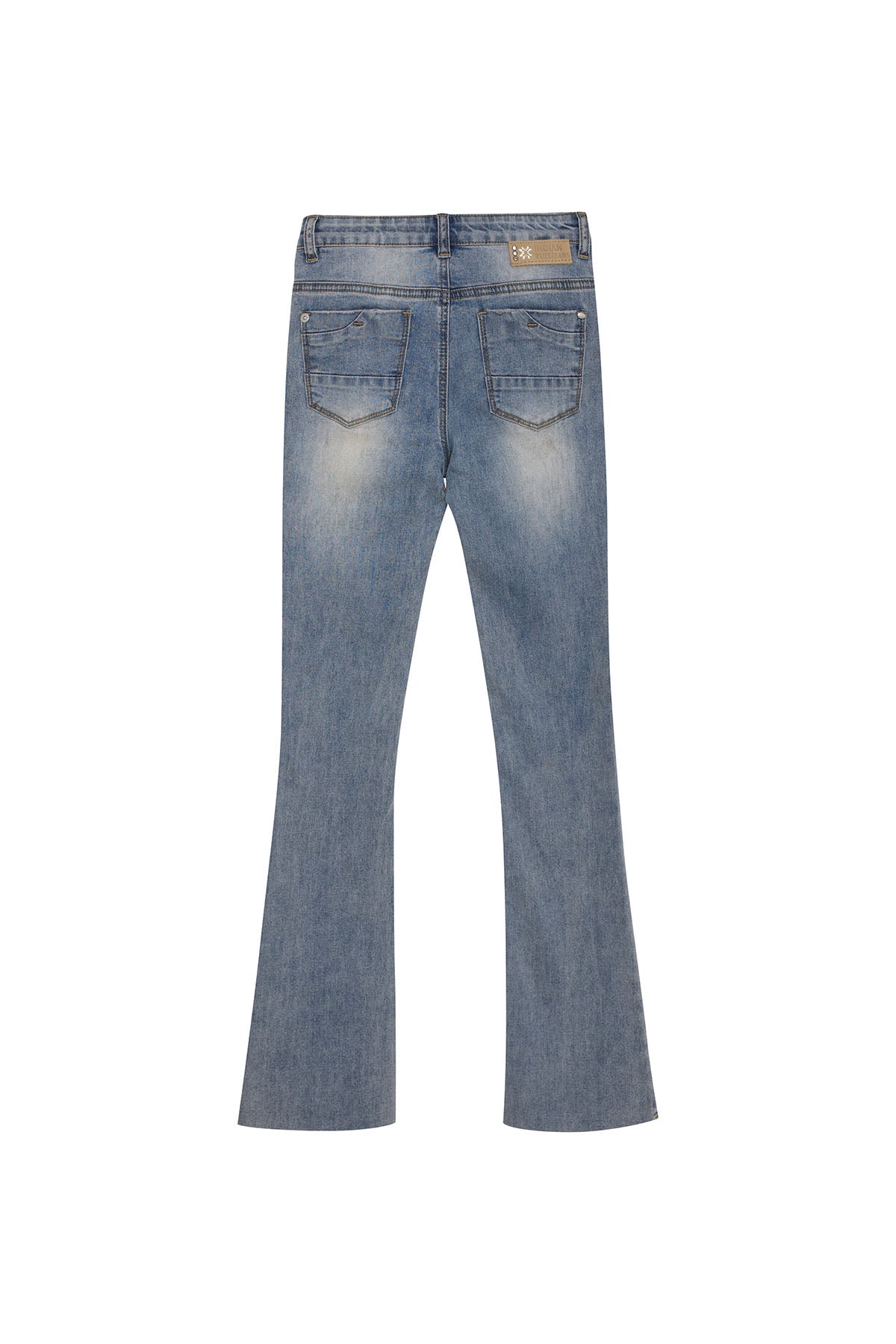 Flared Fit Medium Denim