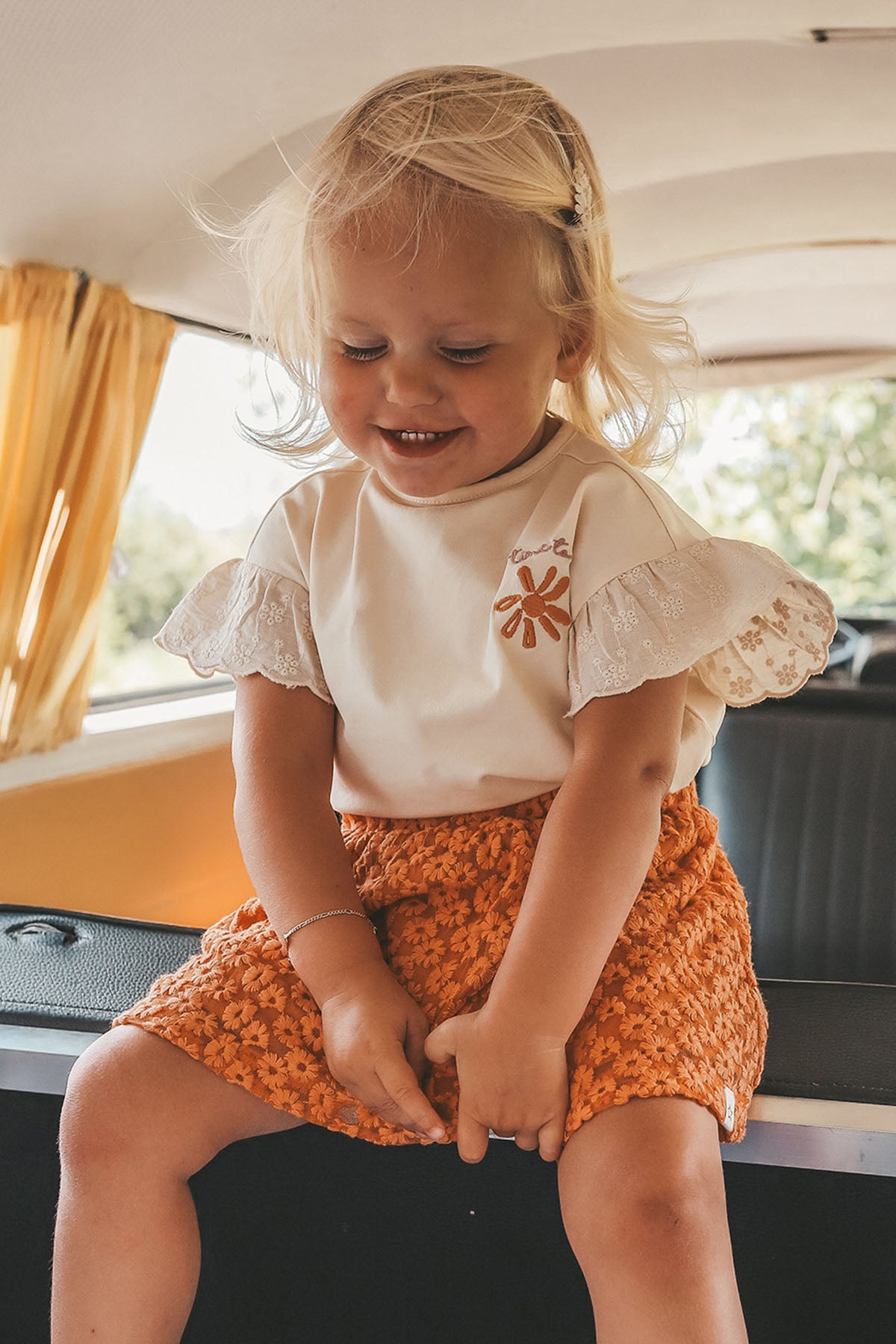 Embroidered Wide T-Shirt