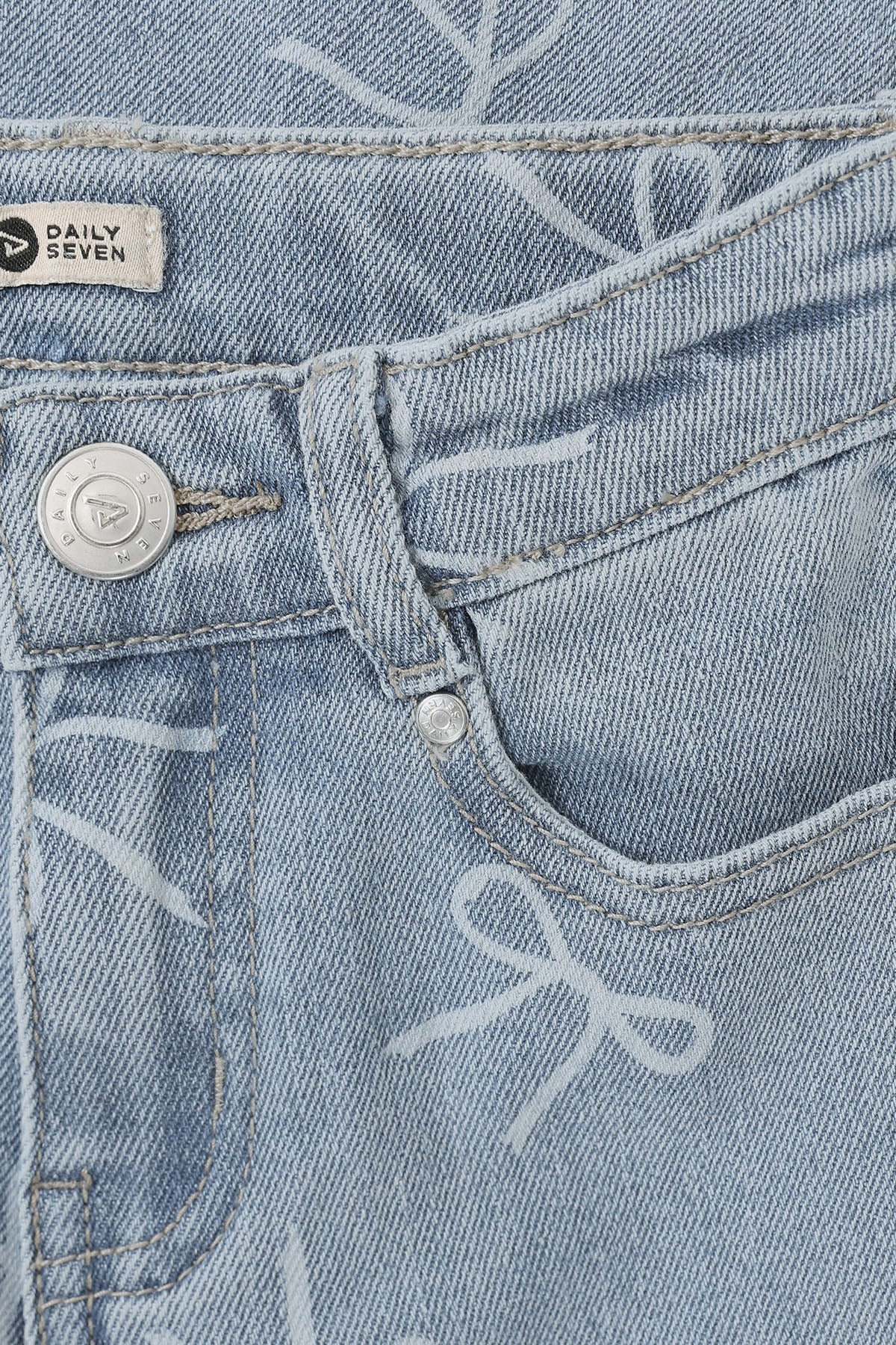 Denim Wide Fit Bow