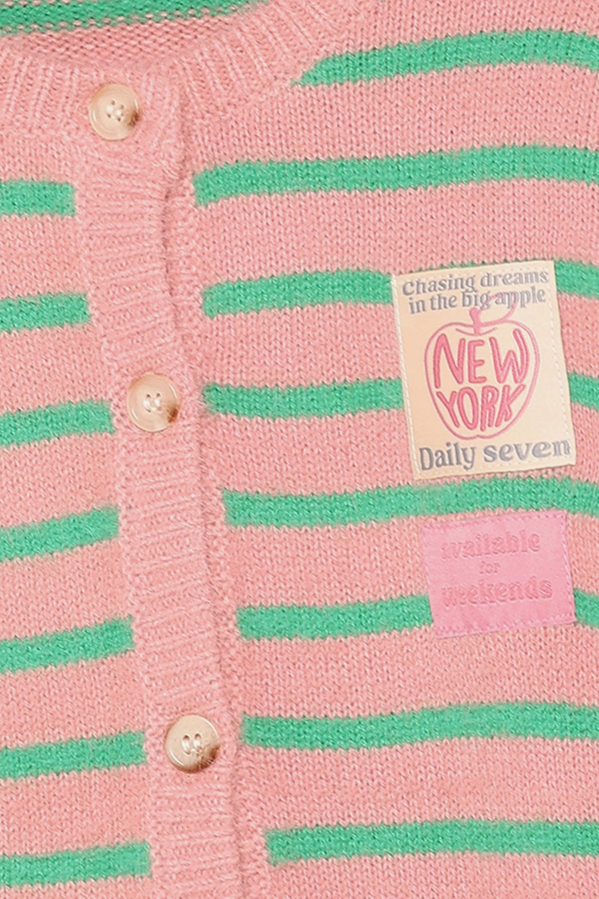 Knitwear Striped Cardigan