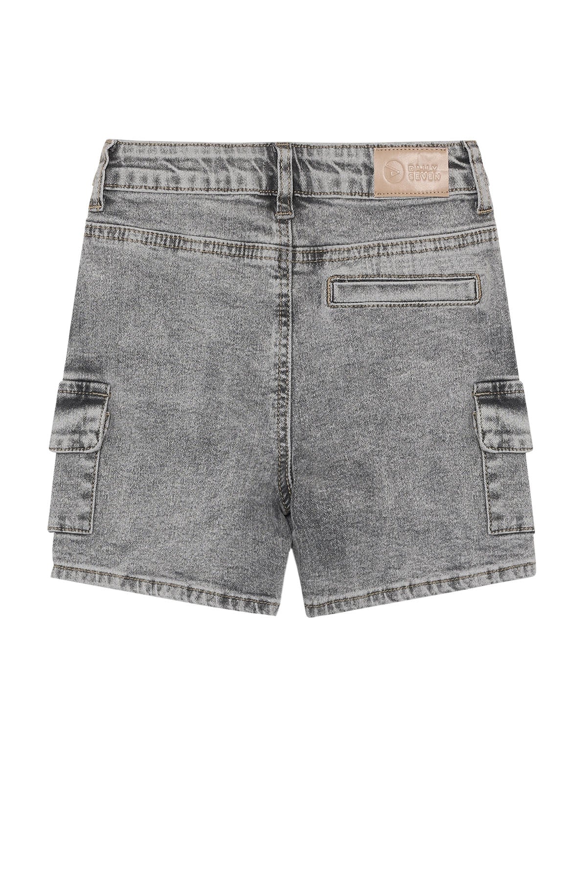 Denim Cargo Shorts
