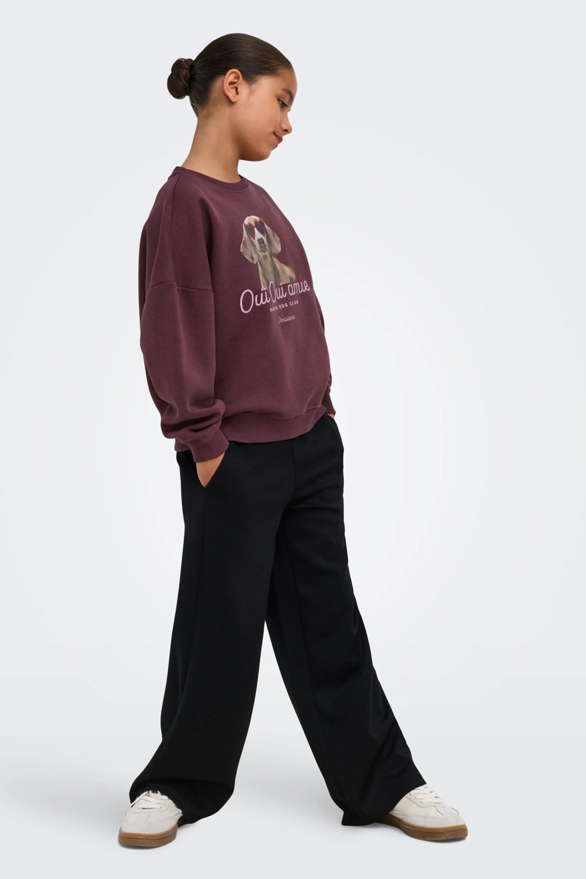 KOGBILA PRINT O-NECK SWEATER NOOS Fudge