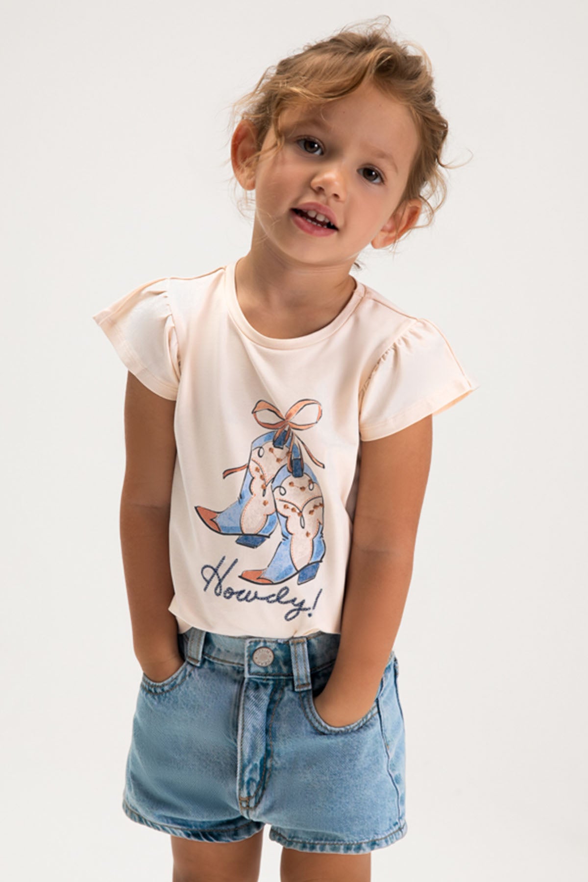 Basic denim shorts Light