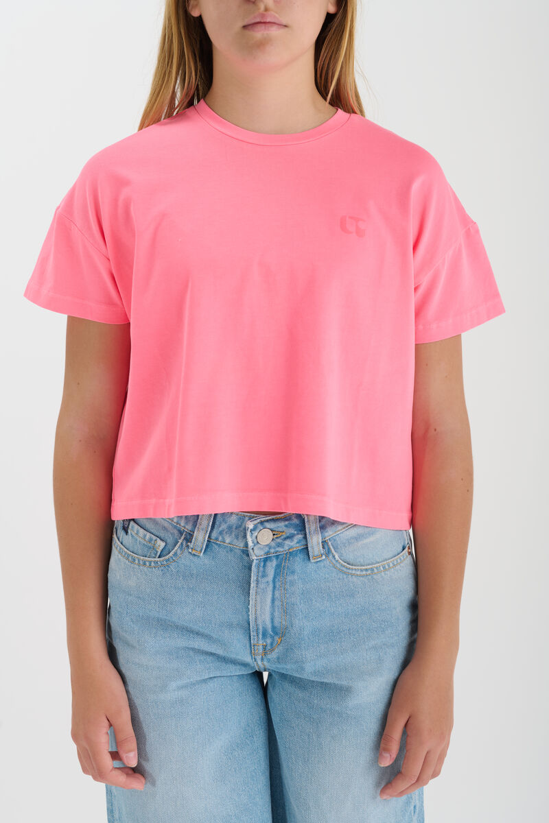 T-shirt fluorescent pink