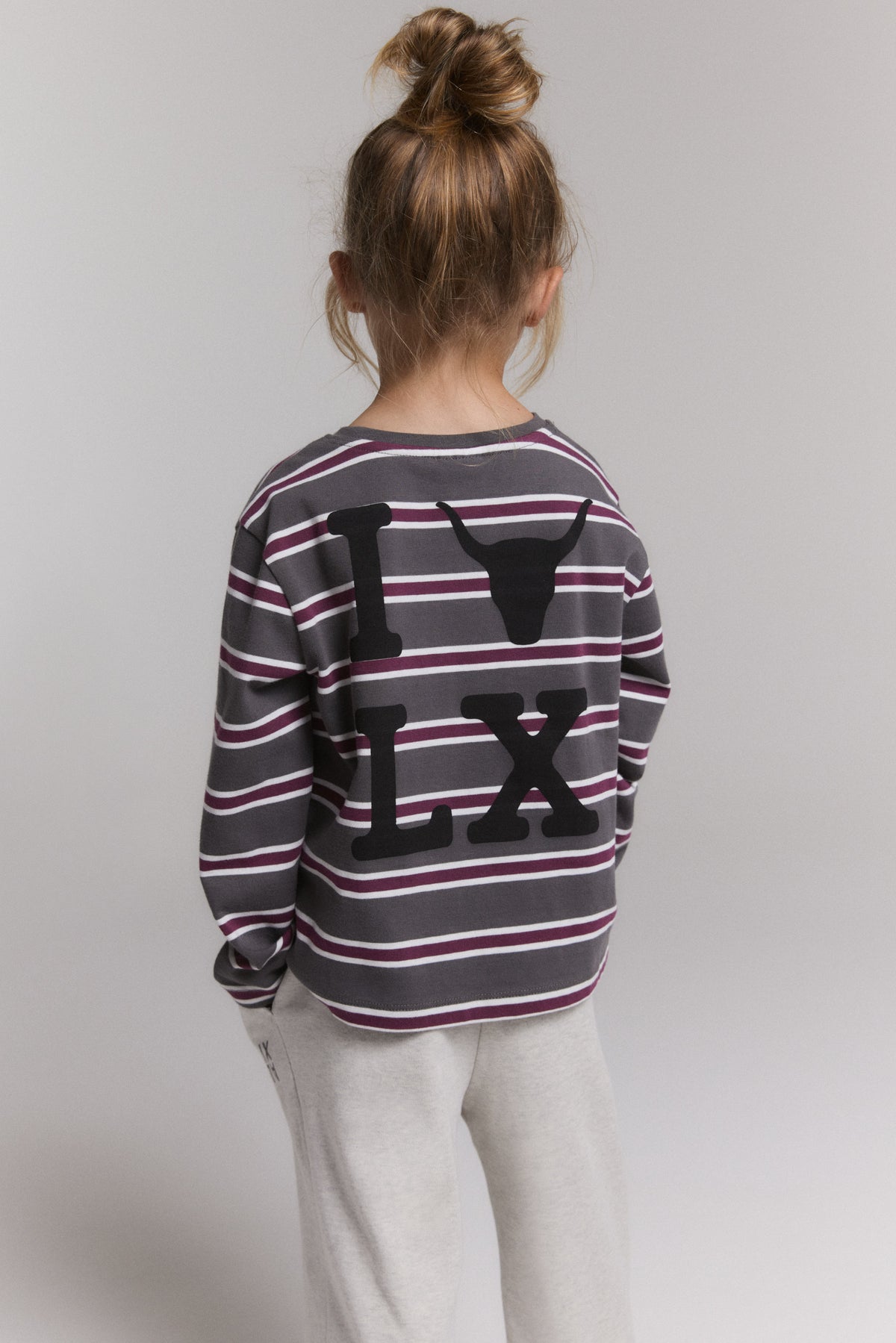 kids knitted stripe longsleeve