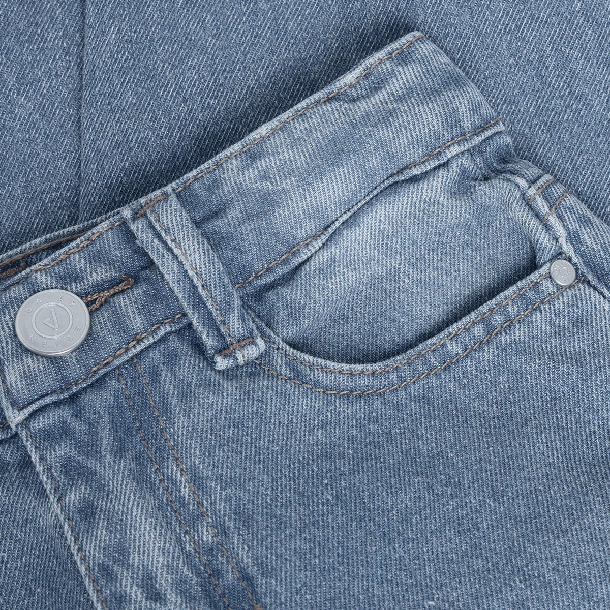 Denim Barrel Fit Pocket