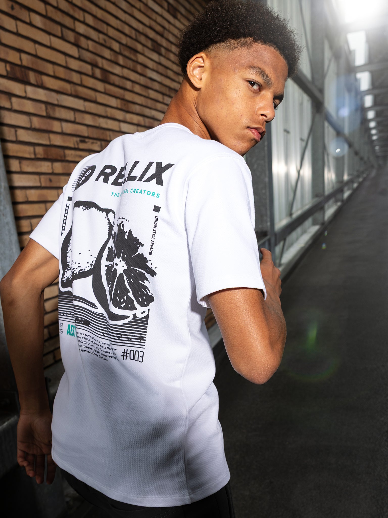 Oversized T-Shirt Rellix Print