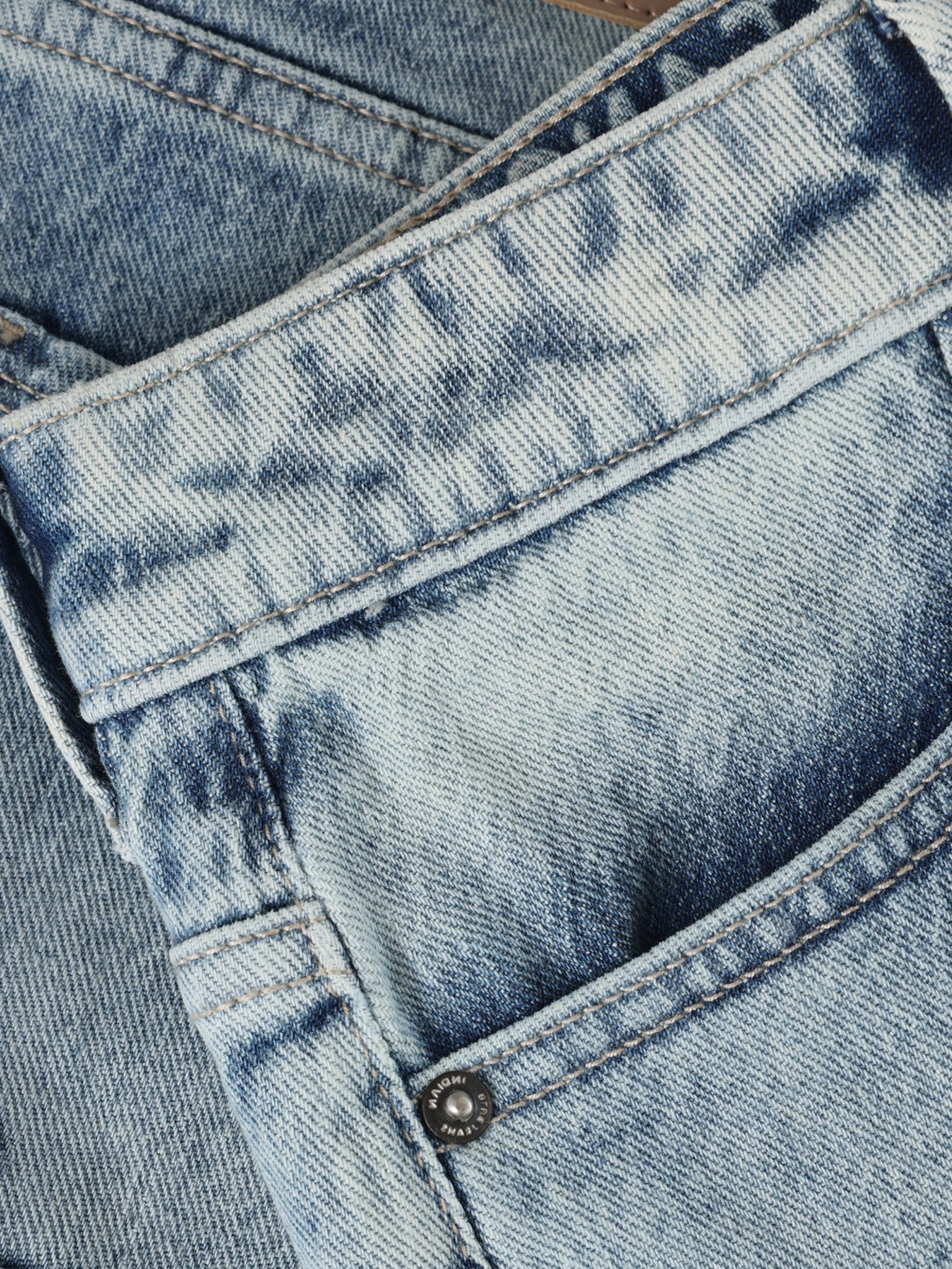 2450 Baggy Straight Blue Jeans