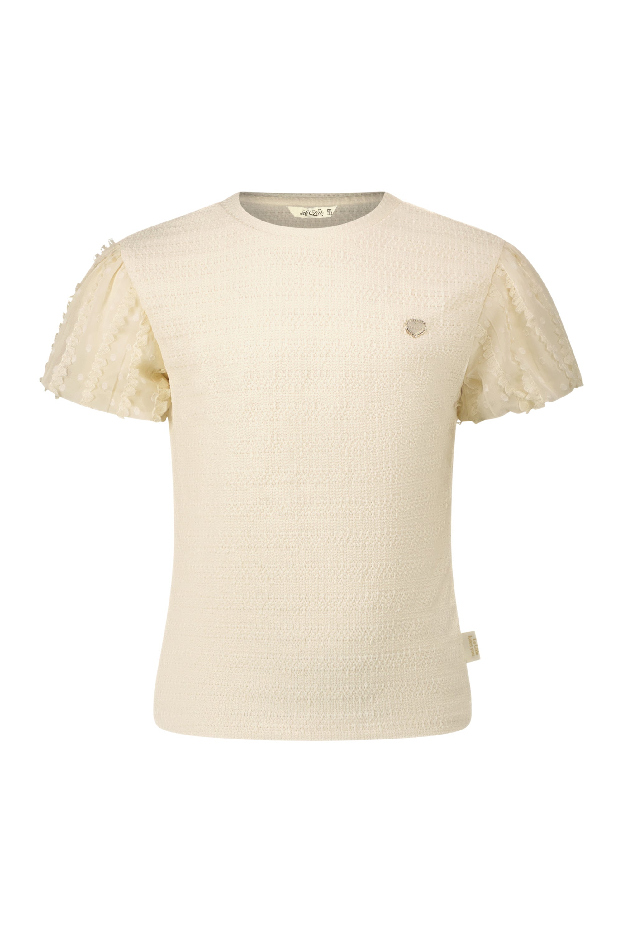 NARAH dots & ruffles T-shirt