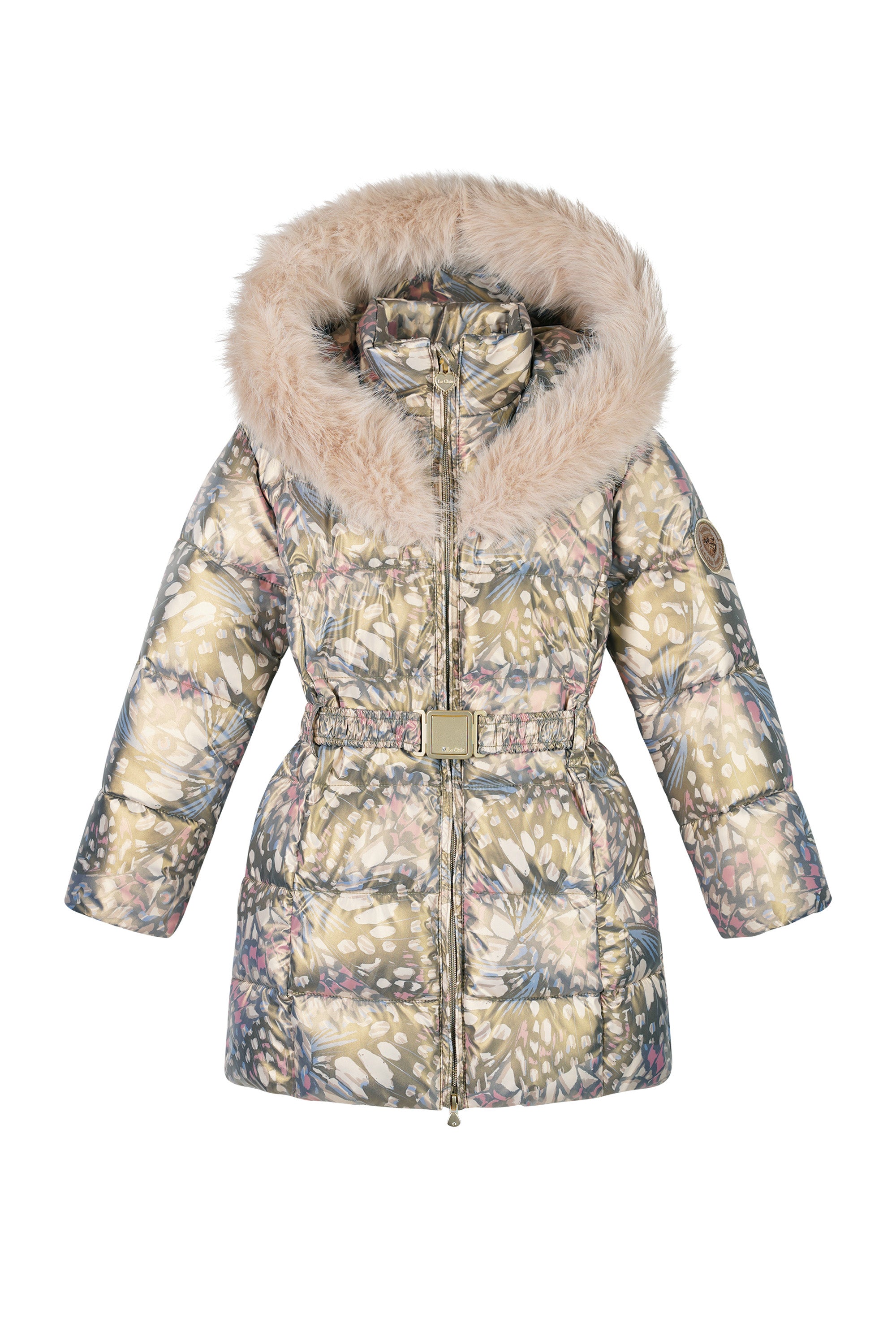 BODETTE golden AOP long coat