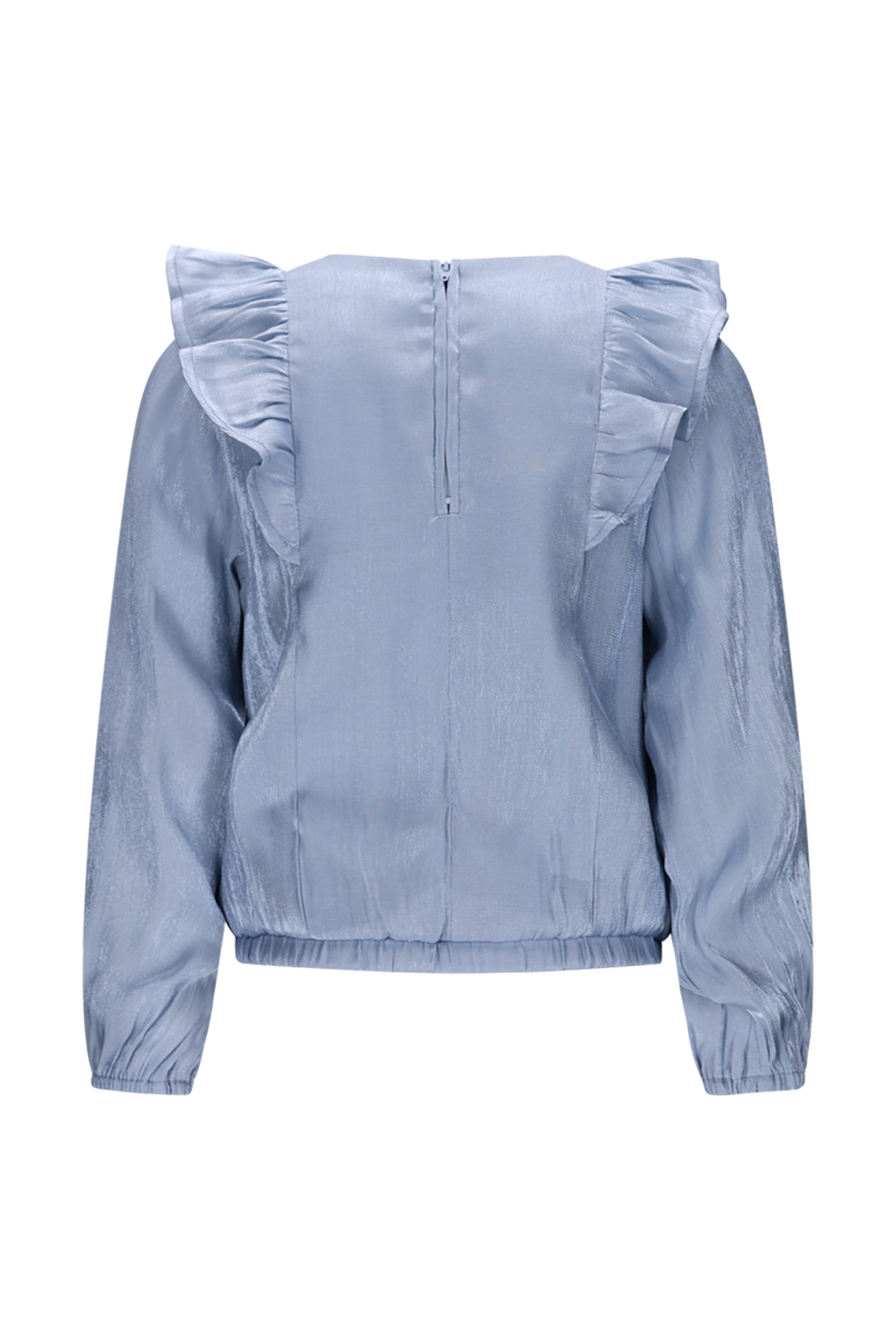EVERY silky ruffle blouse