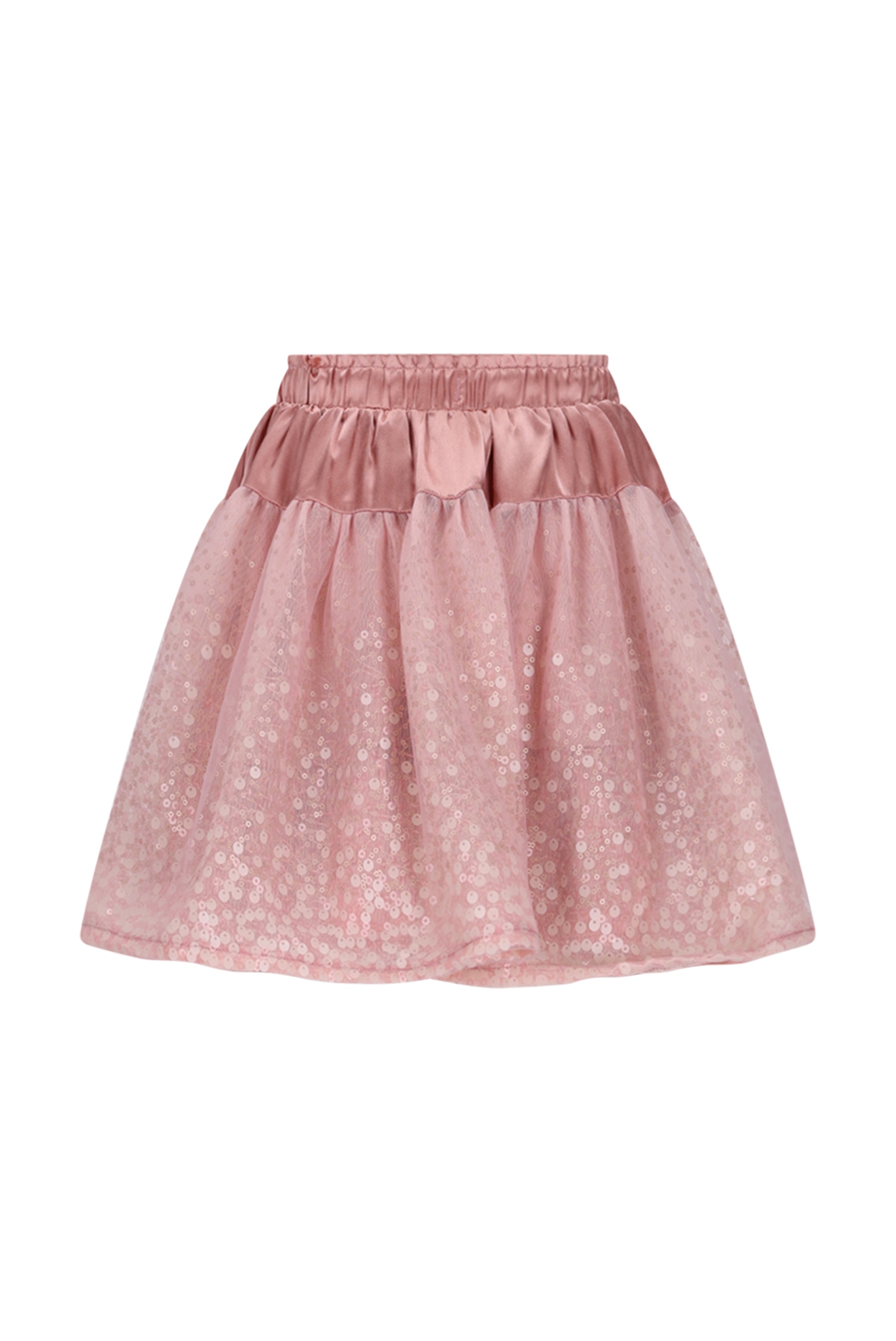 TRUST sequined panel skirt