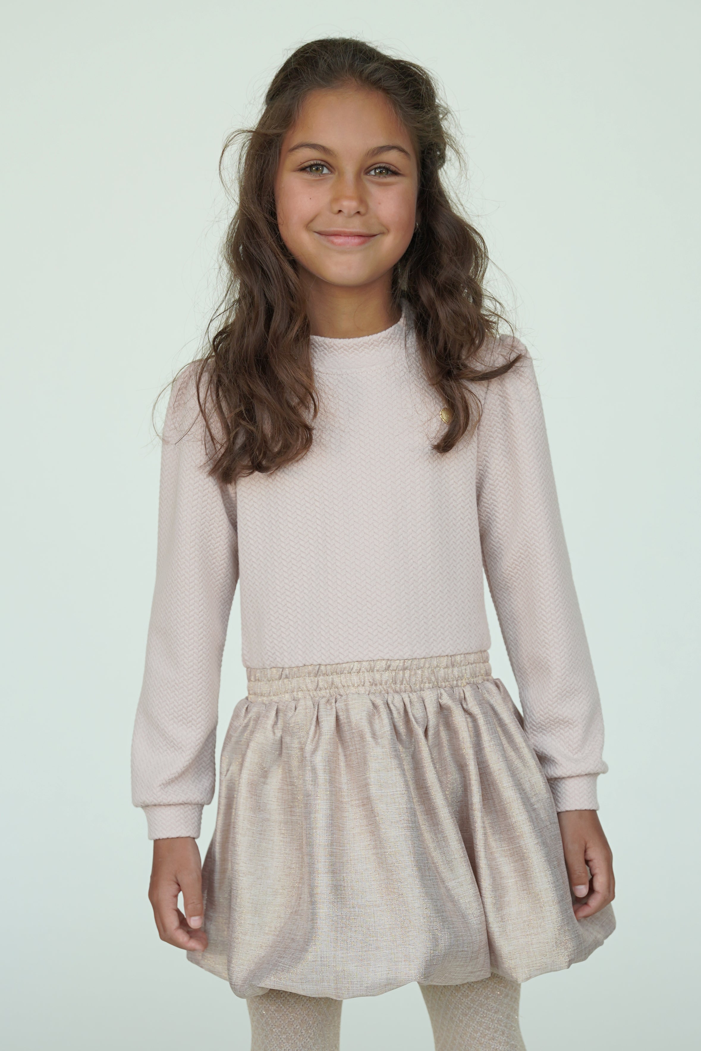 SALLOON knit and glitter dress