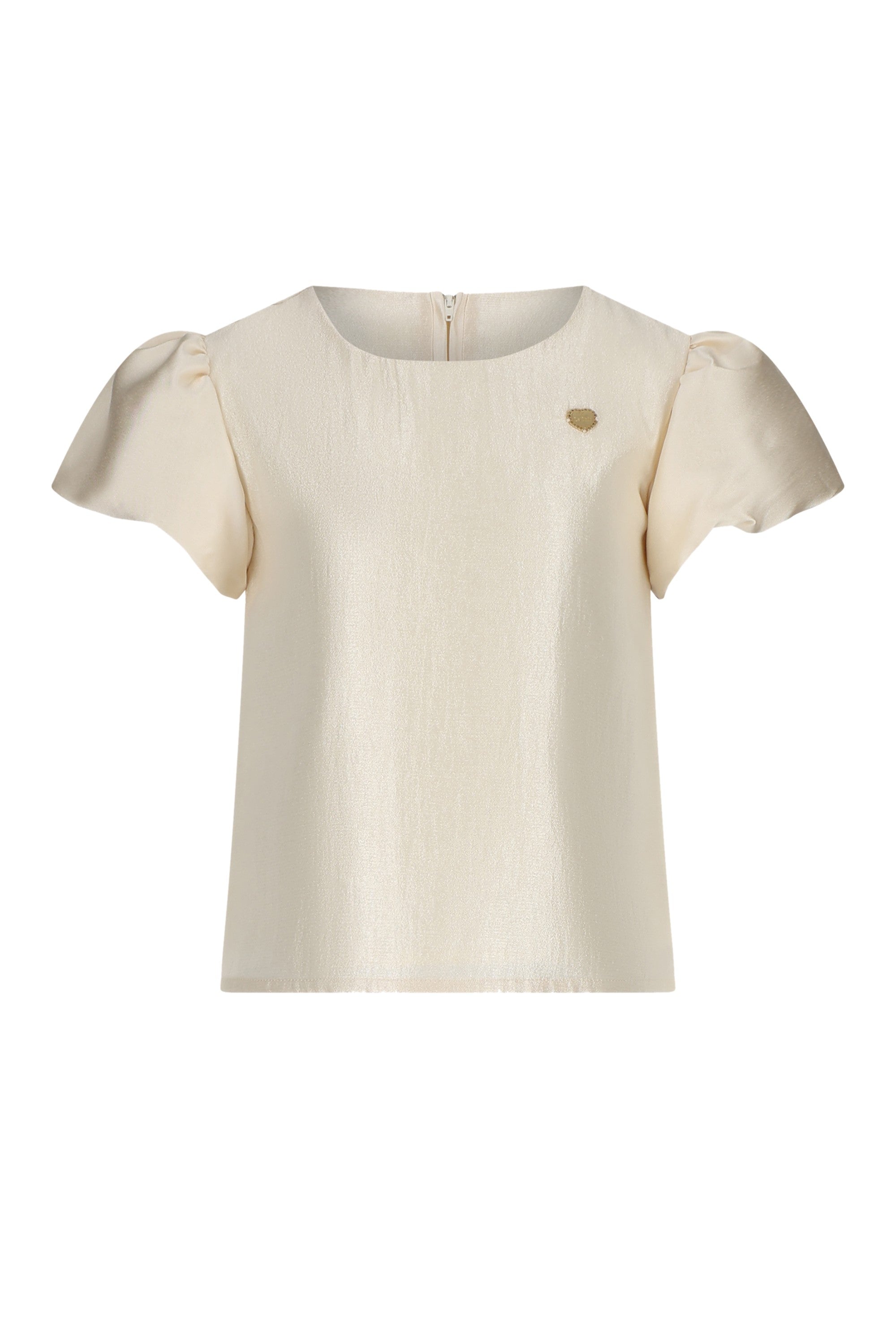 ECHIN puffy sleeve A-line top