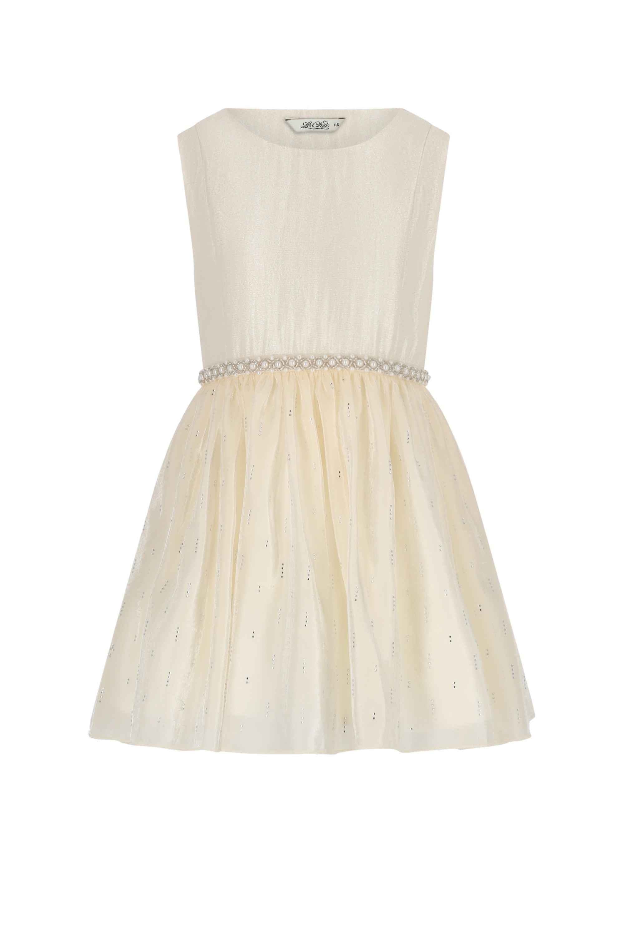 SOPEARL pearls at waist dress