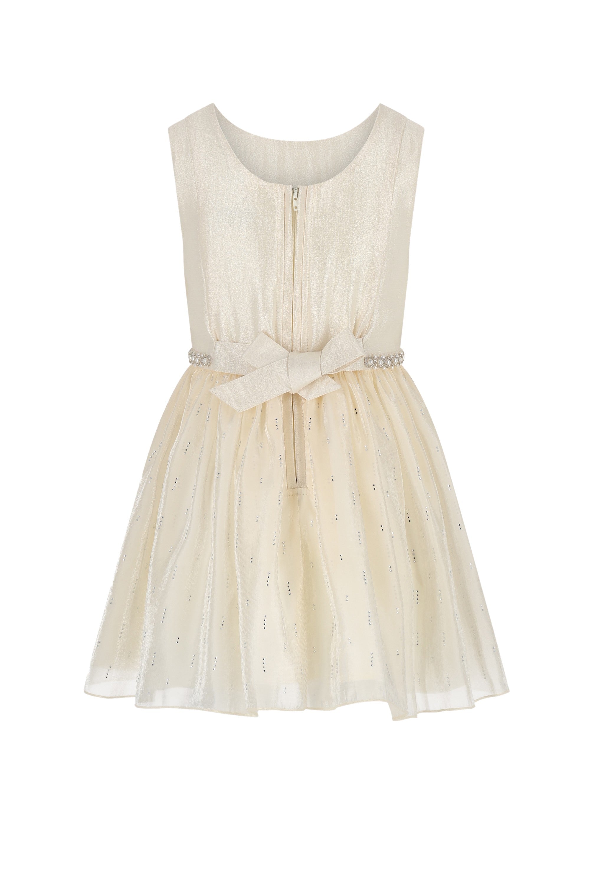 SOPEARL pearls at waist dress