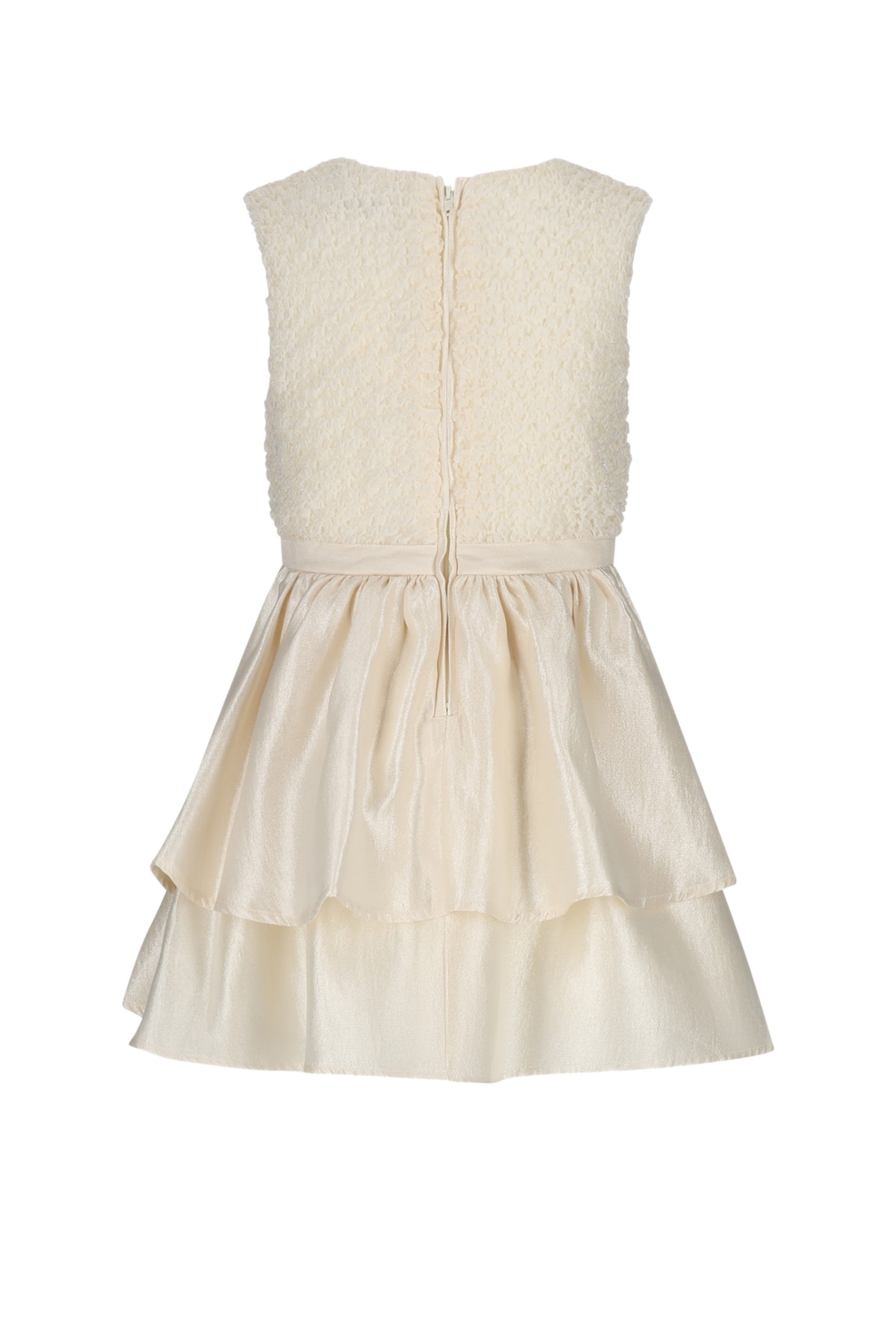 SHINY two-layered skirt dress