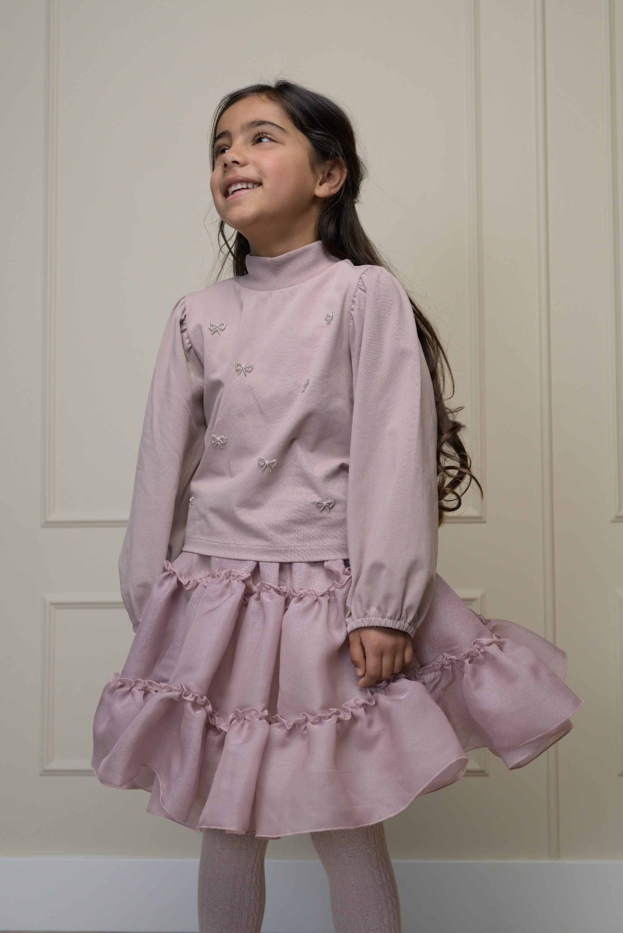 TREA shimmering tule skirt