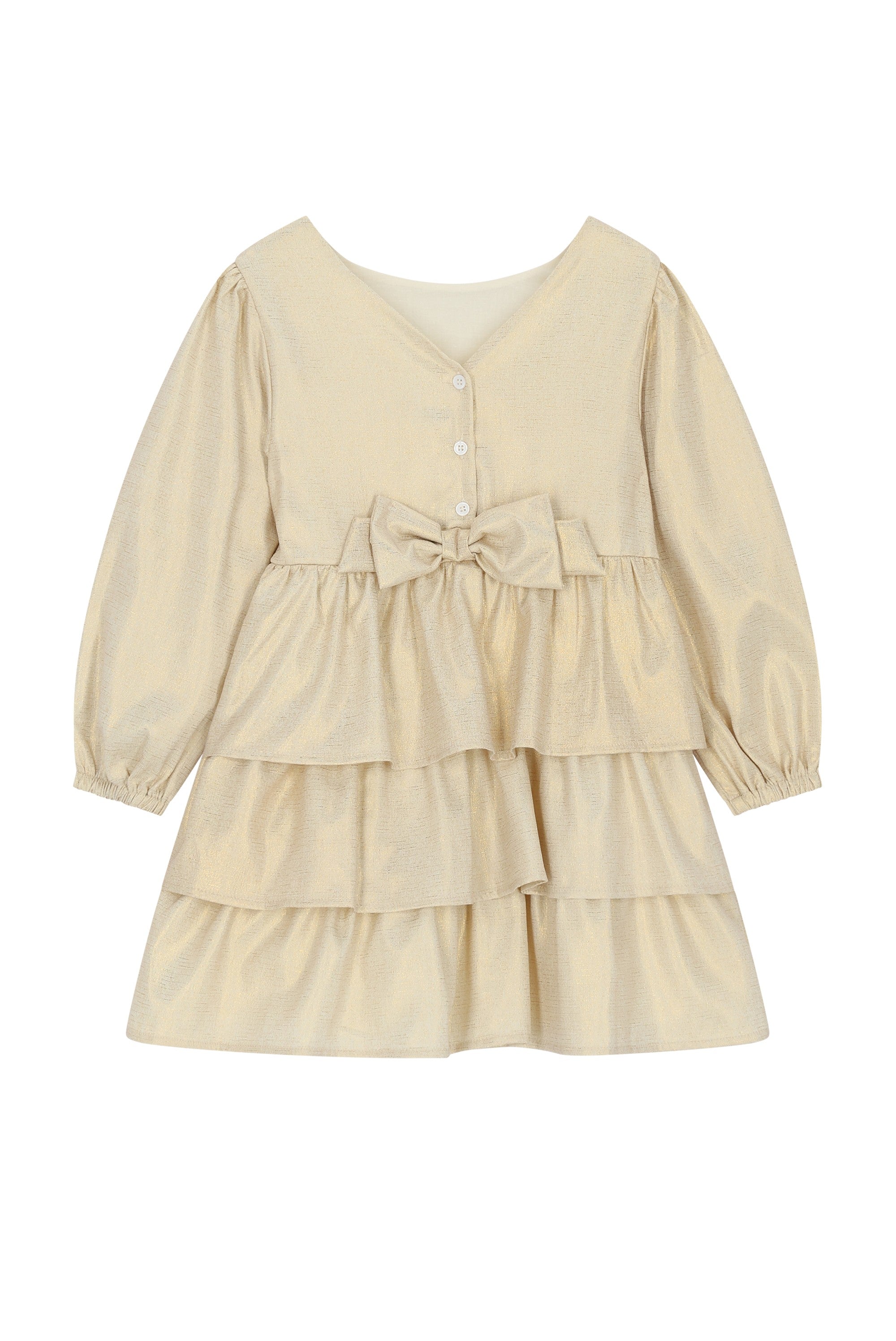 SERA glitter linen dress