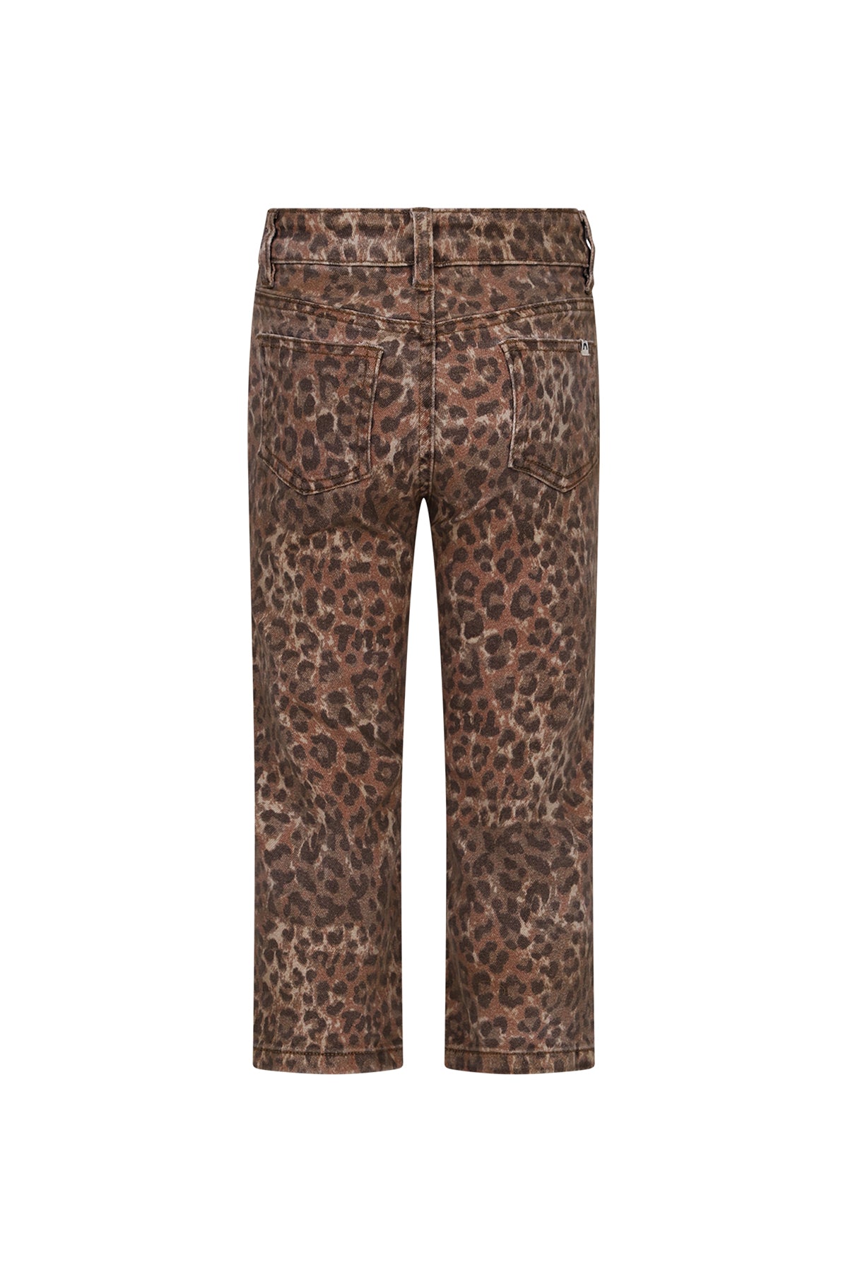 Riley denim leopard pants