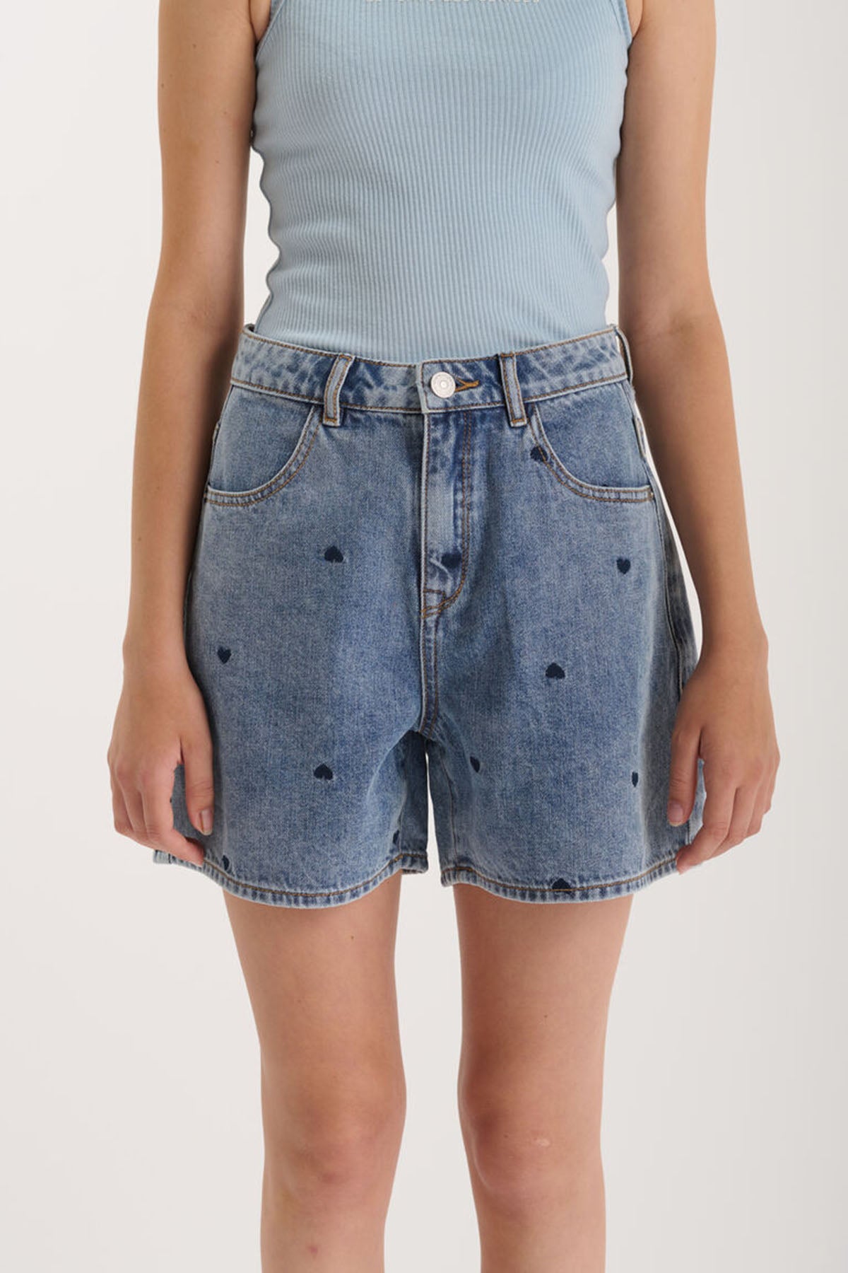 EVAGI denim shorts