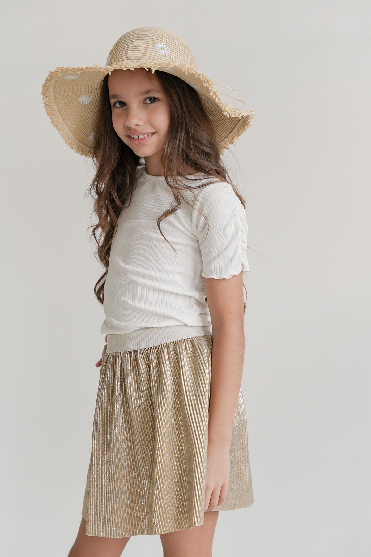 Elise Top Off White