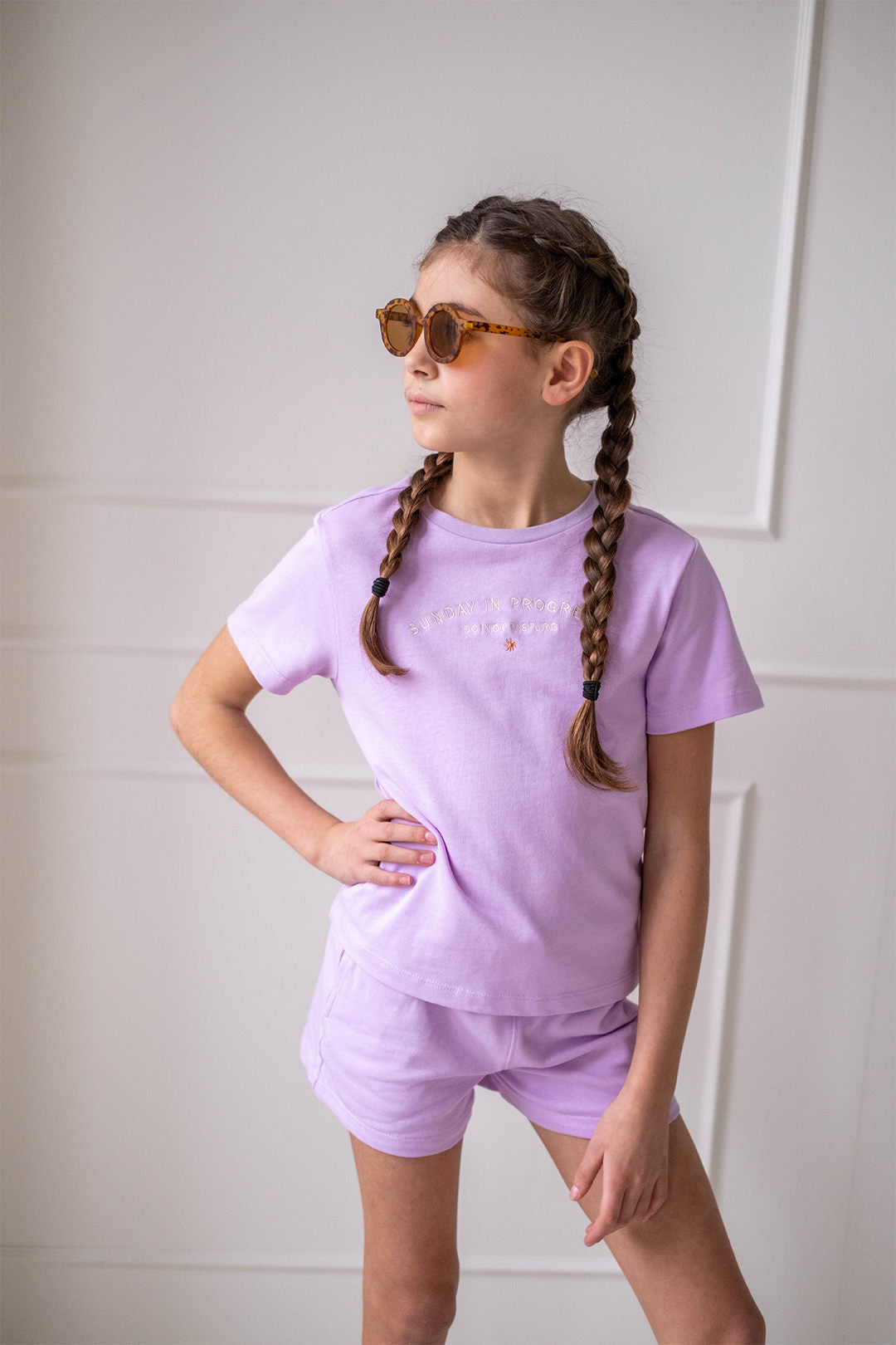 Fibo short lilac