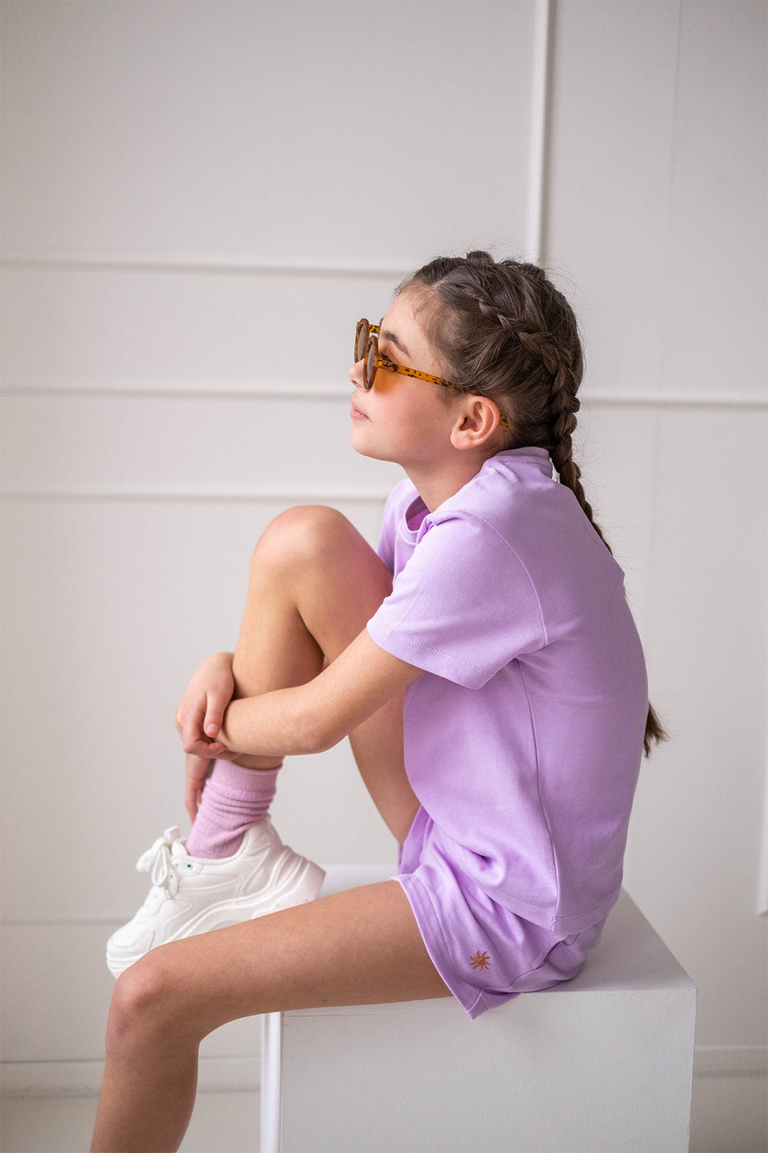 Fibo short lilac