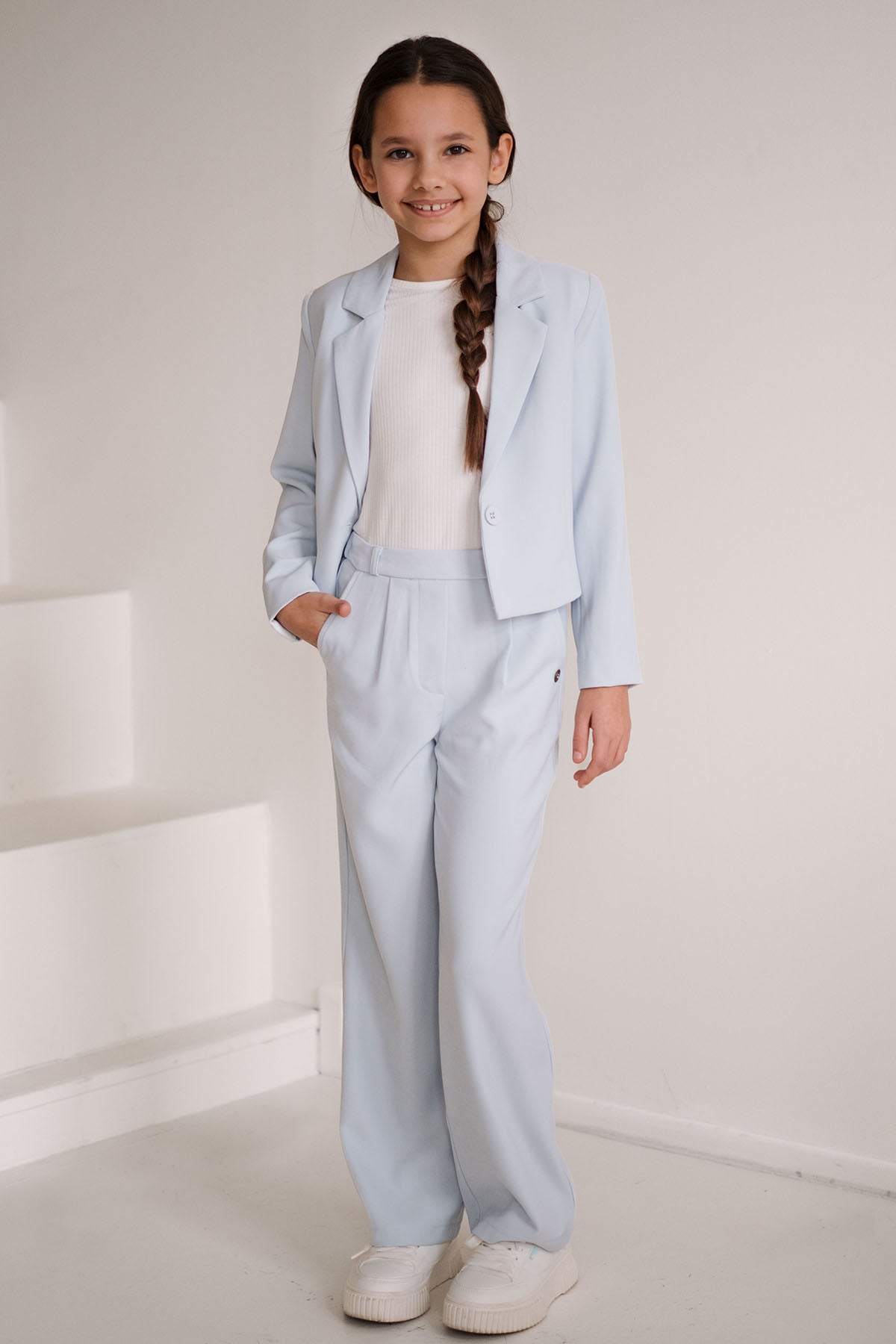 Bella two-piece suit Ice Blue