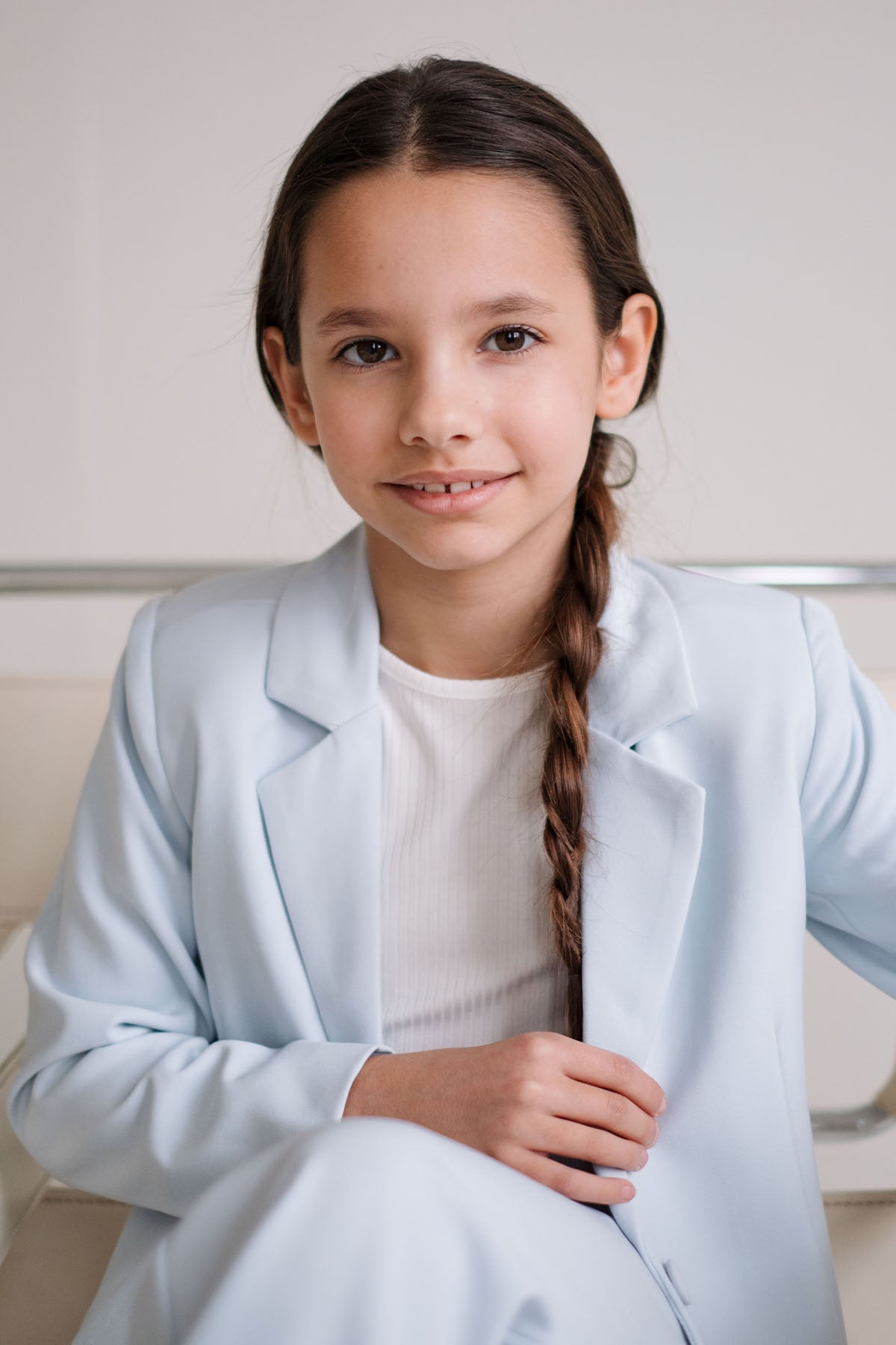 Bella two-piece suit Ice Blue